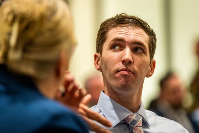 <p>Tyler Robinson, accused of the murder of Charlie Kirk, appears during a hearing in Fourth District Court in Provo, Thursday, Dec. 11, 2025.  (Rick Egan/The Salt Lake Tribune via AP, Pool)</p>