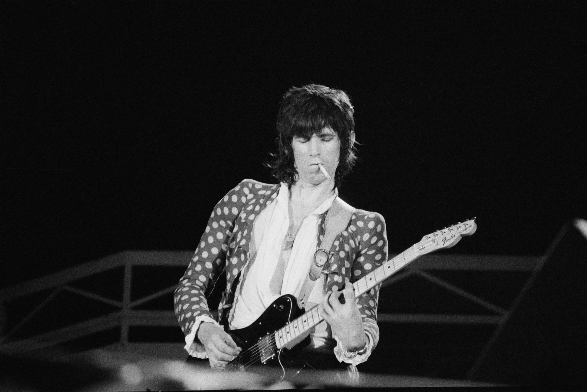 Keith Richards playing Knebworth with The Rolling Stones in August 1976. Chuck Berry’s “Run Rudolph Run”, which dates back to 1958, is arguably the prototypical rock’n’roll Christmas song. It has been covered many times but never played better than this version by Rolling Stones guitarist (and Berry devotee) Keith Richards.