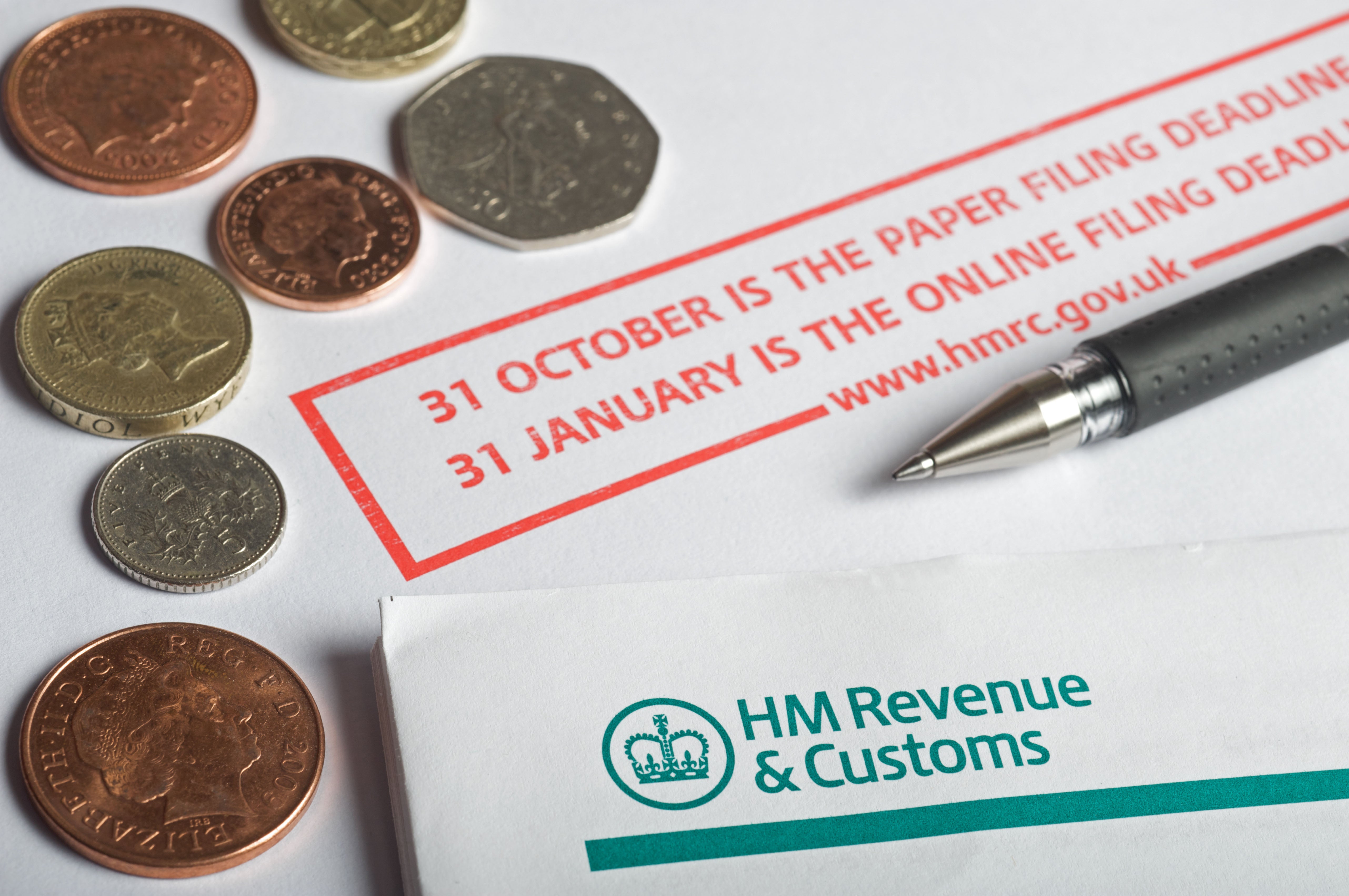 HM Revenue & Customs tax form