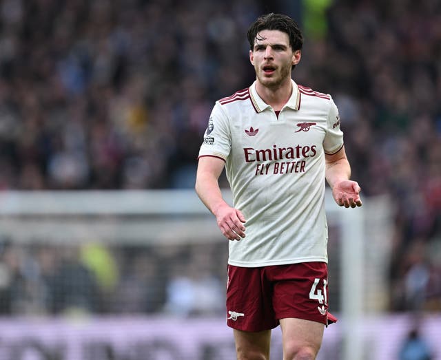 <p>Declan Rice missed the trip to Club Brugge due to illness </p>