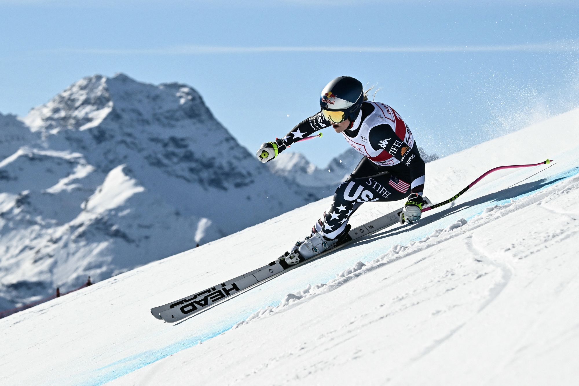 Lindsey Vonn returned to World Cup skiing last year
