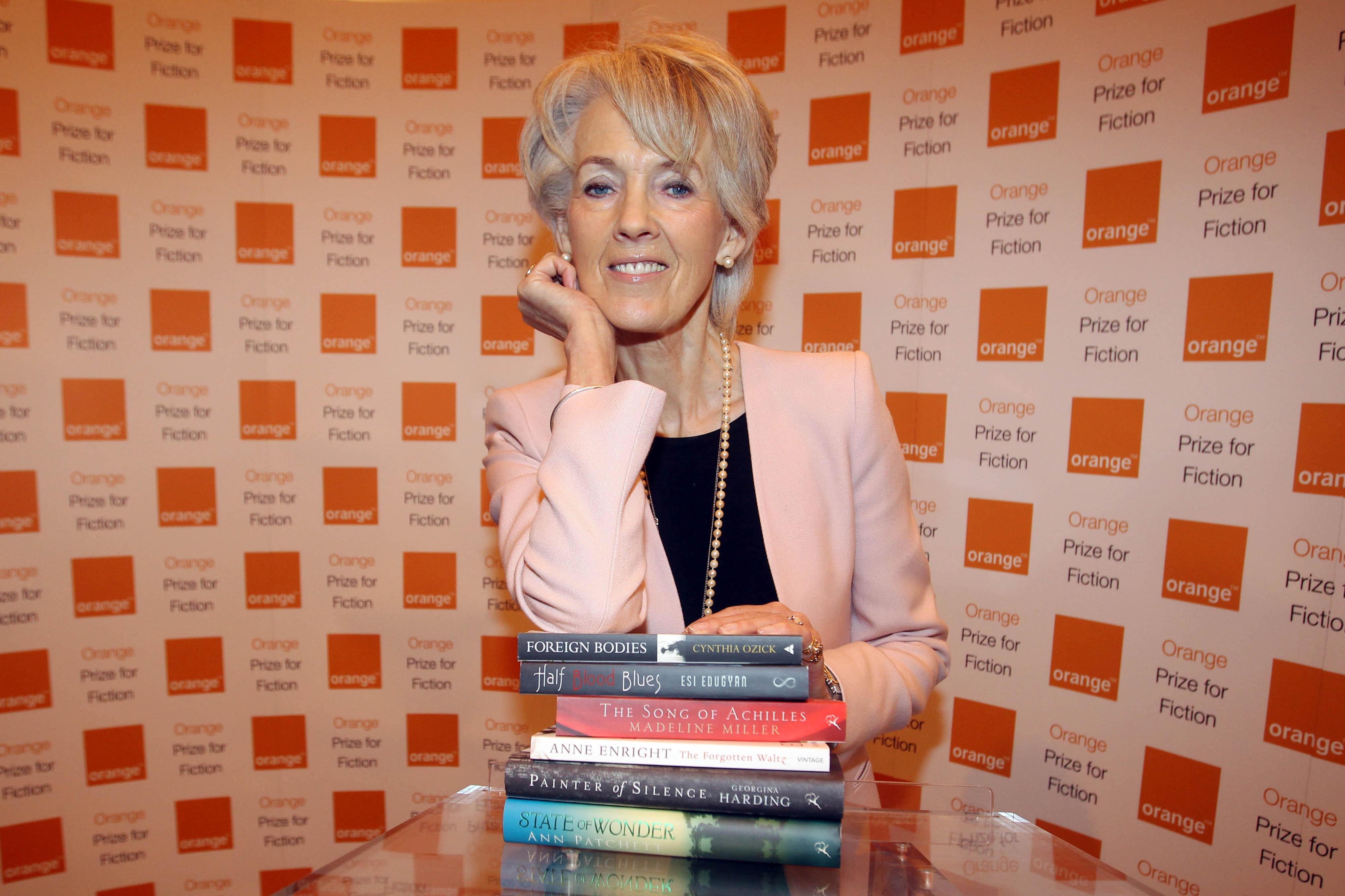 Writer Joanna Trollope, announces the shortlist for the Orange Prize for Fiction at The English PEN literary cafe, London Book Fair, Earl’s Court, London (Lewis Whyld/PA)