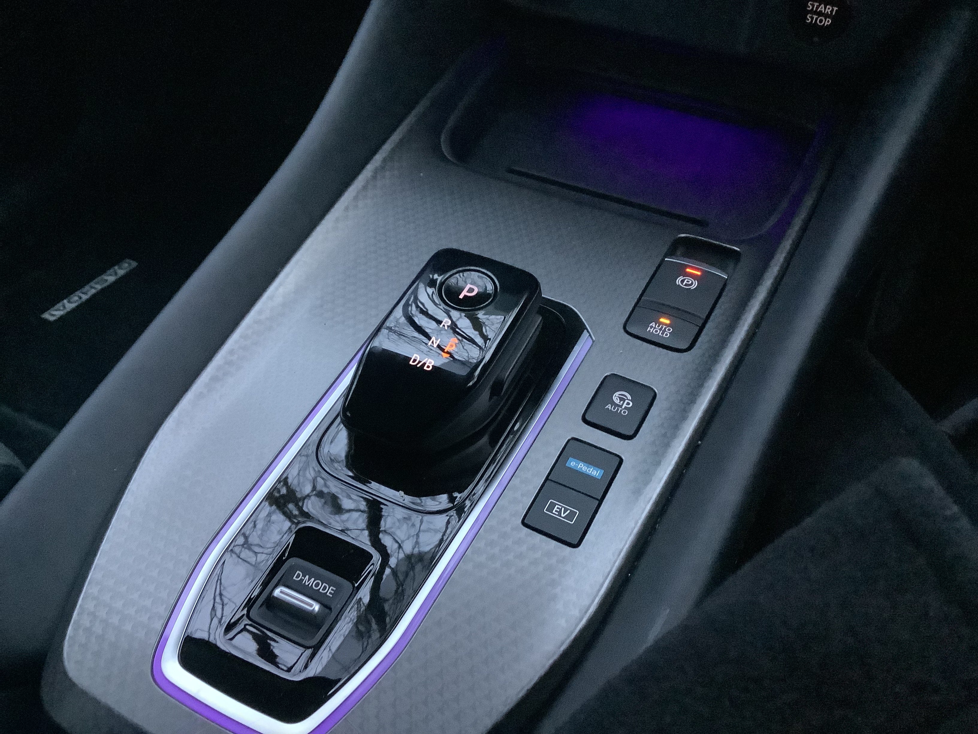 When pushed harder, the internal combustion engine makes its presence felt