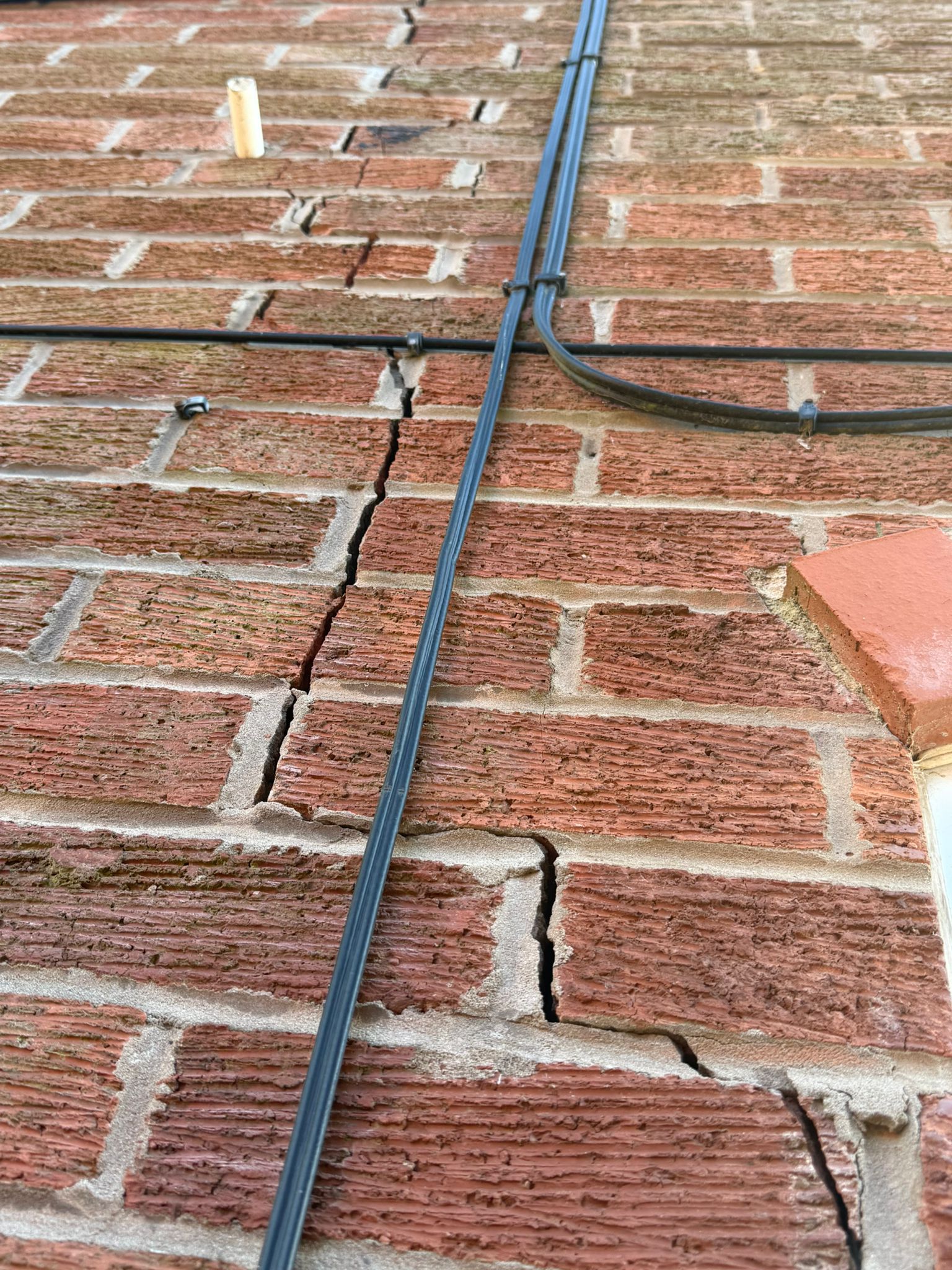 Paula Boardman claims the Astley Warehouse development has caused a crack in her house