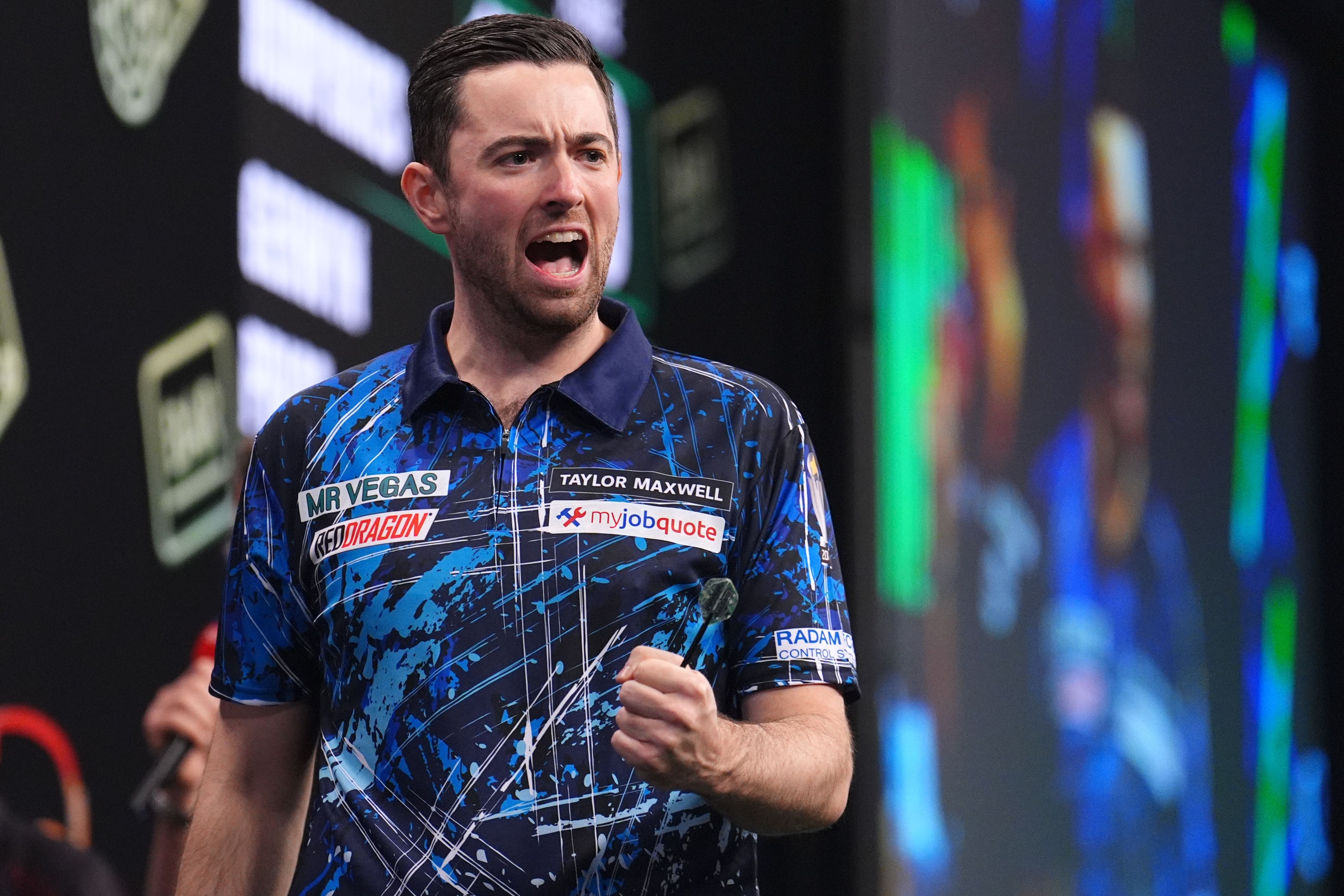 Luke Humphries is ready to go to war with Luke Littler to win the World Championship (Martin Rickett/PA)