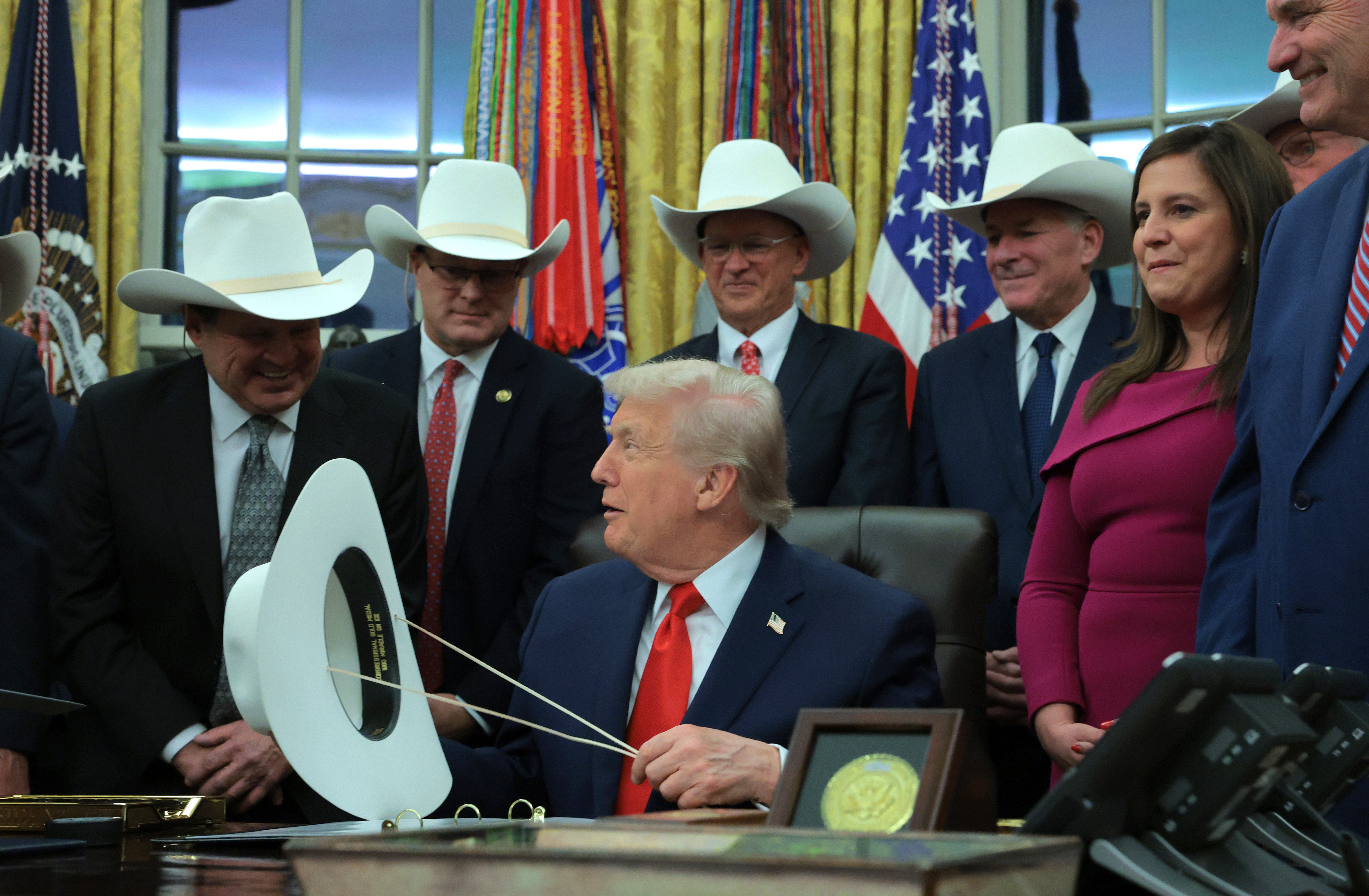 Trump singled out Rod Bray, the state Senate President pro tempore, promising to support a primary opponent against him.