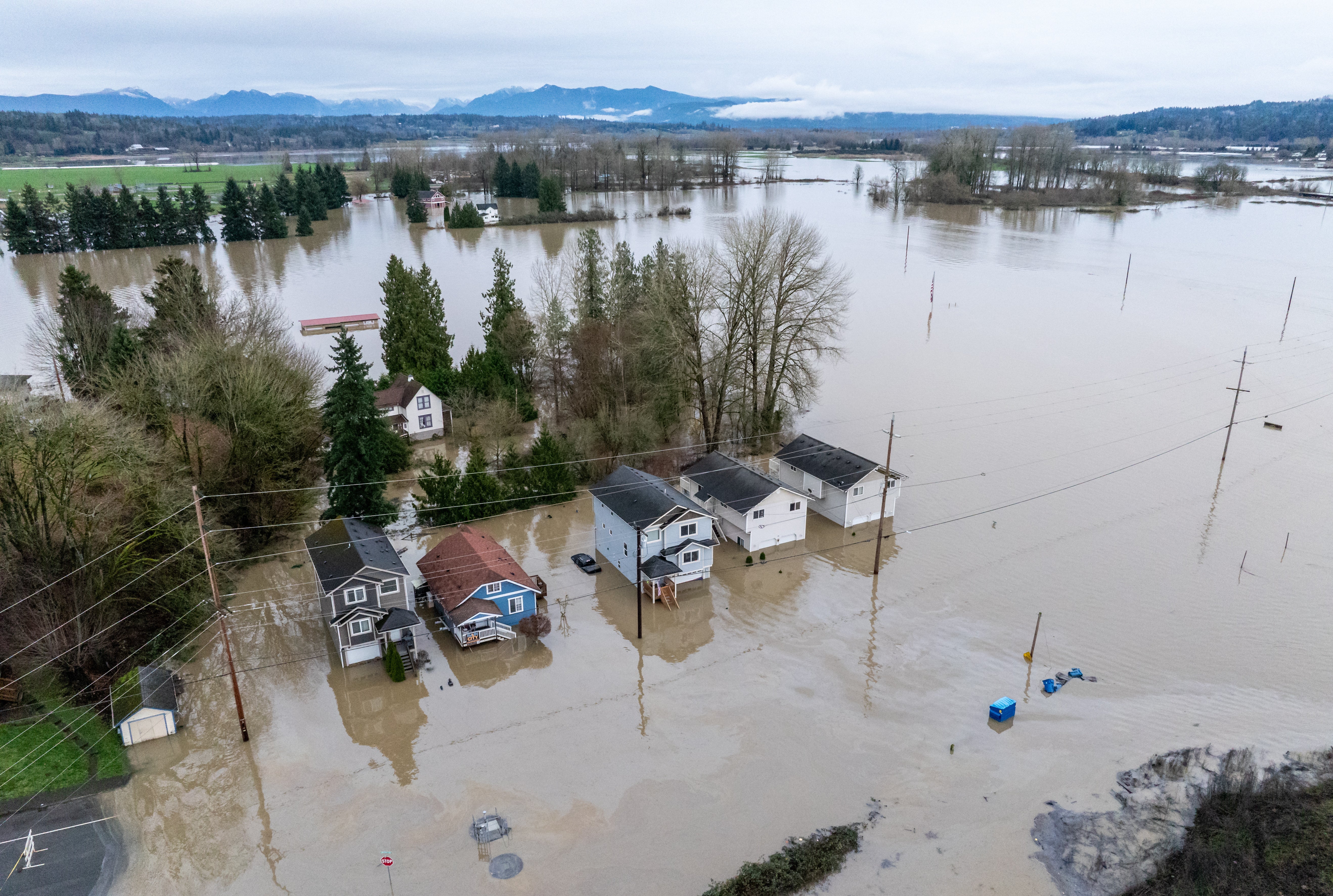 Bob Ferguson, the Washington Governor, has described the flooding situation as ‘truly historic’
