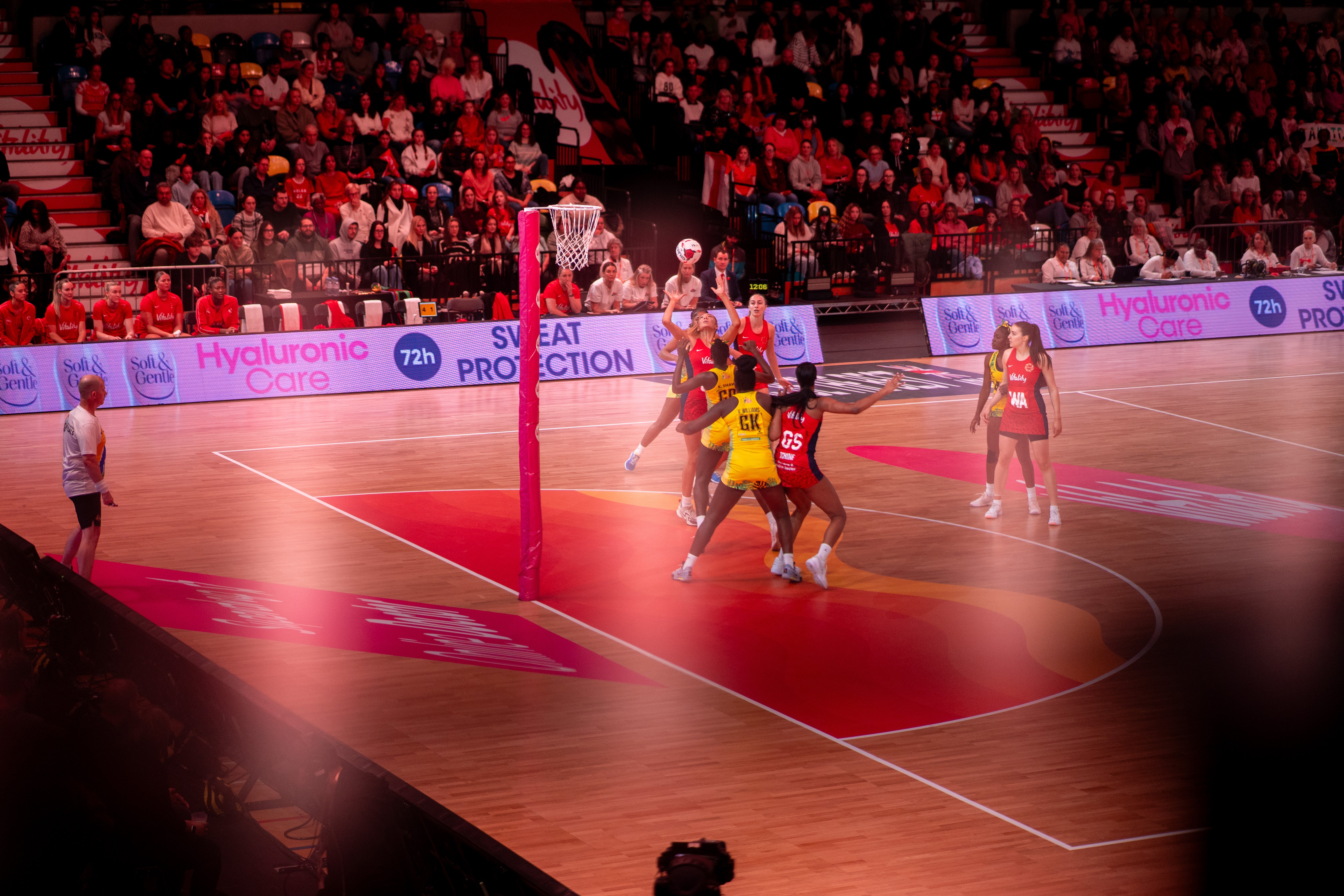 England fans applauded Jamaica’s shots and intercepts