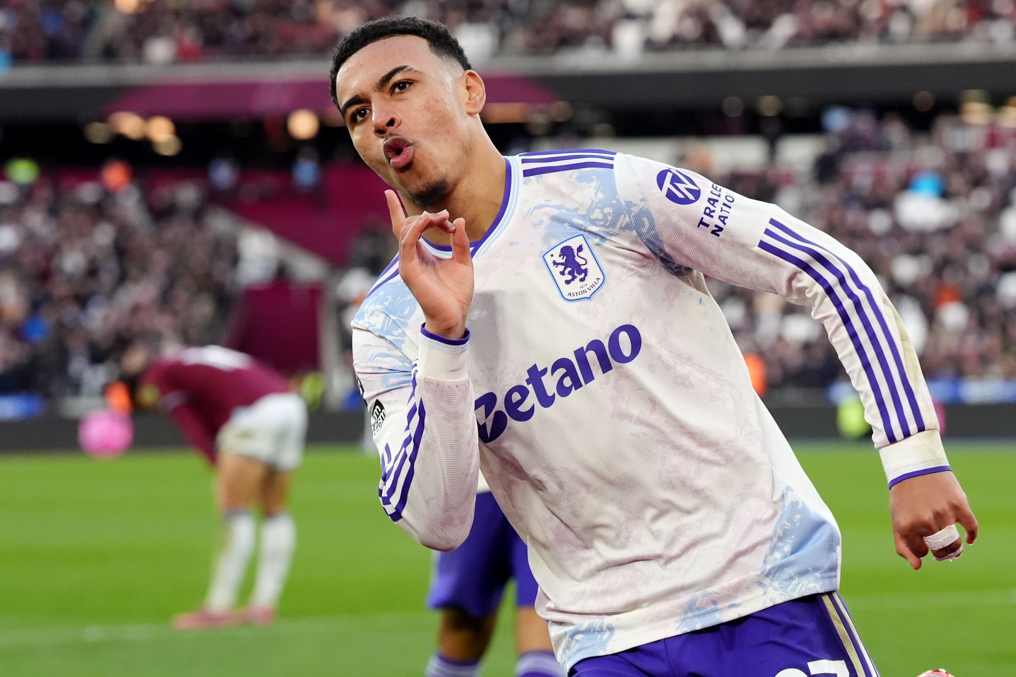 <p>Morgan Rogers netted a brace for Aston Villa</p>