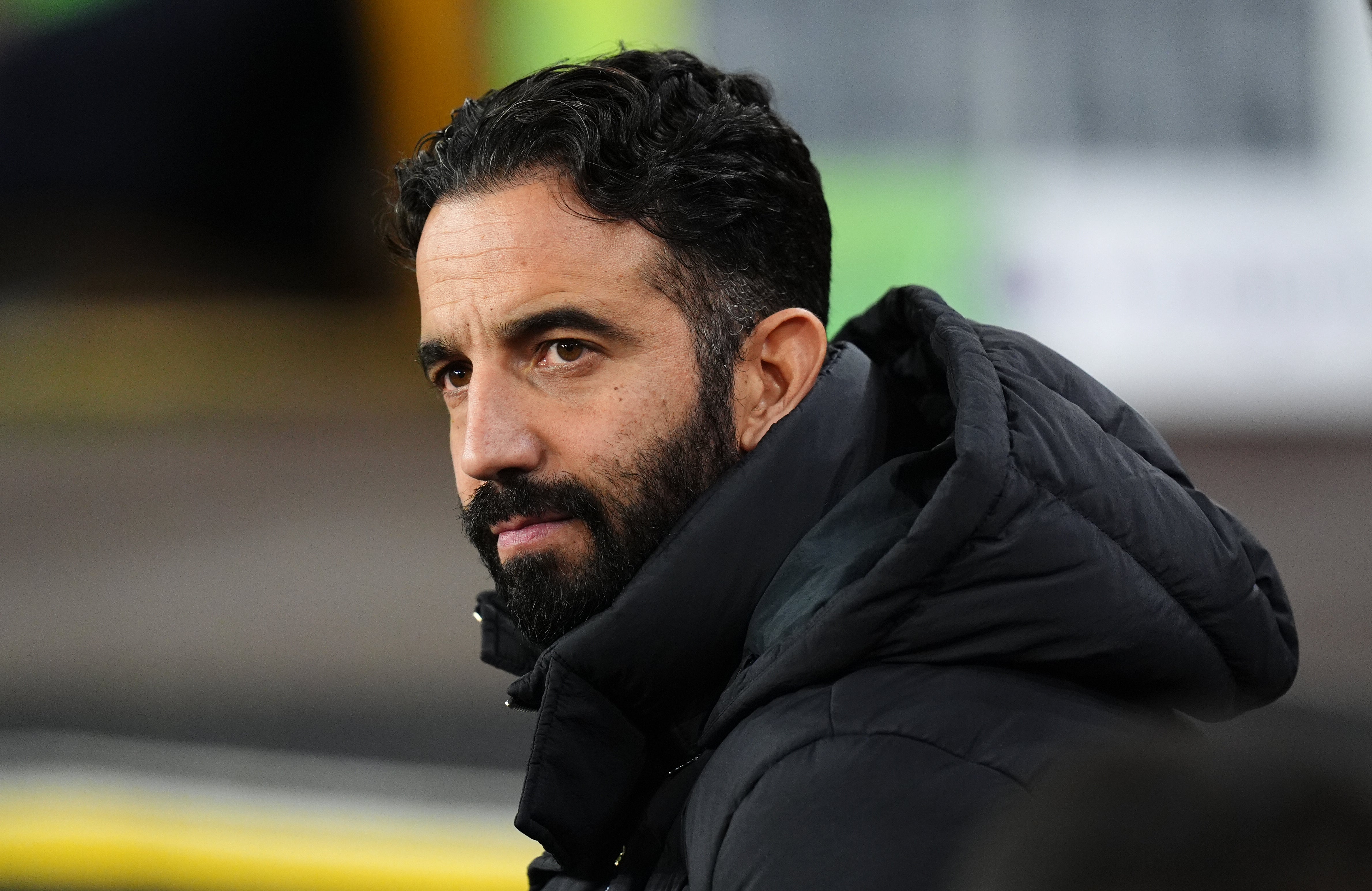 Ruben Amorim could bring in a forward with a £65m release clause next month (Jacob King/PA)