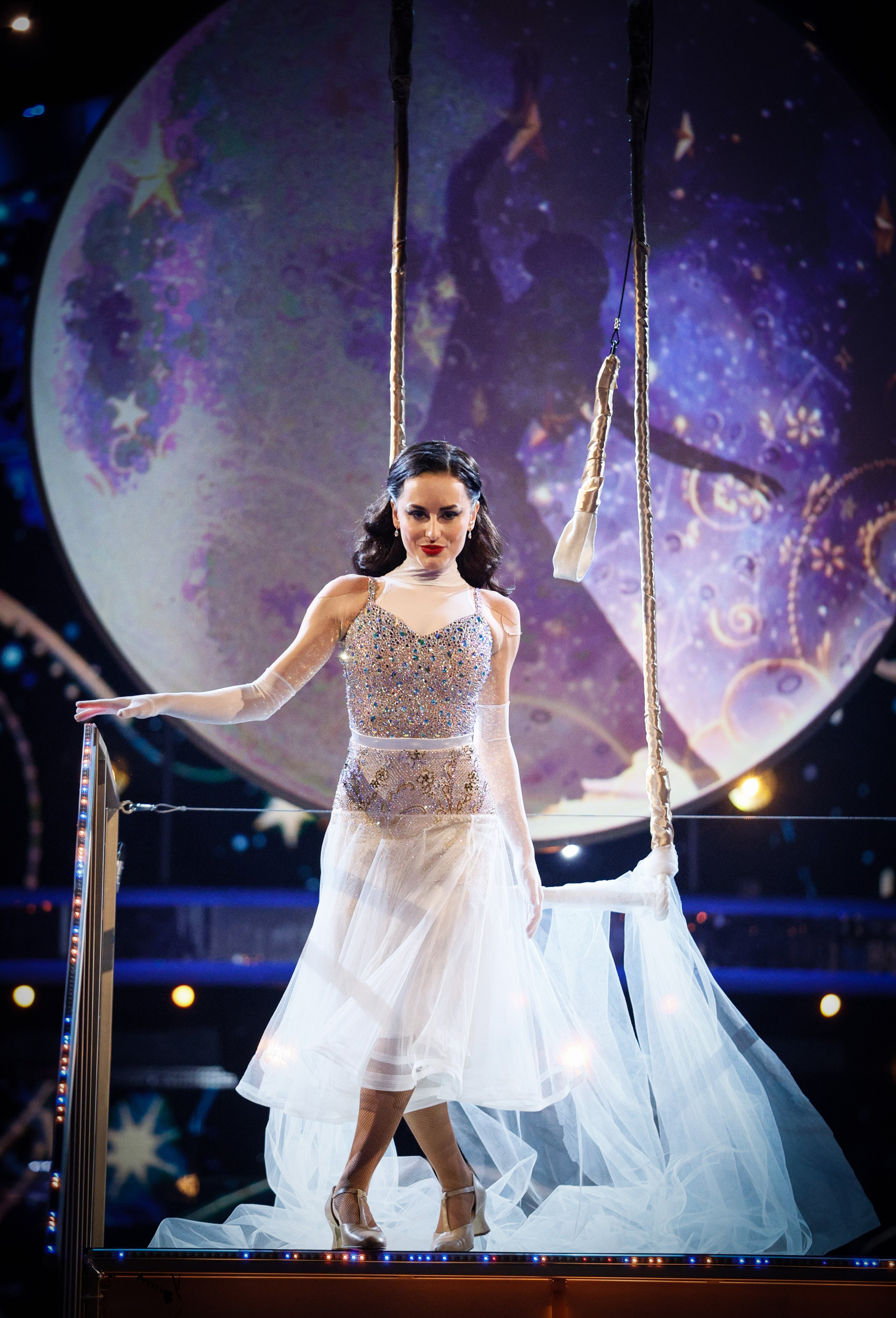 Davies received a perfect score from the 'Strictly' judges for her Couple's Choice performance in the semi-final