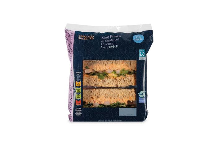best christmas sandwich indybest review Aldi specially selected seafood cocktail sandwich