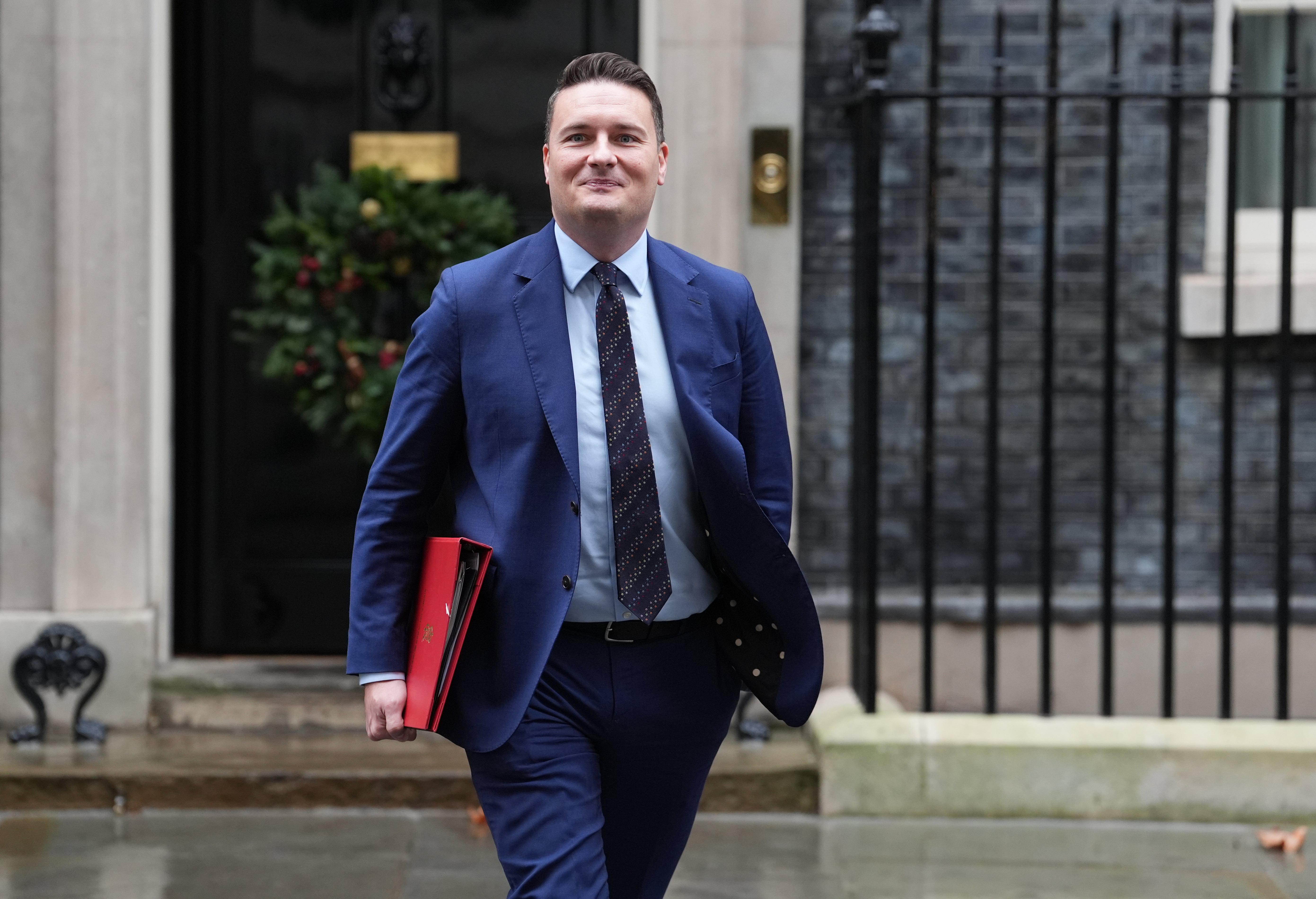 <p>Health and Social Care Secretary Wes Streeting said the strikes were ‘self-indulgent, irresponsible and dangerous’ (Gareth Fuller/PA)</p>