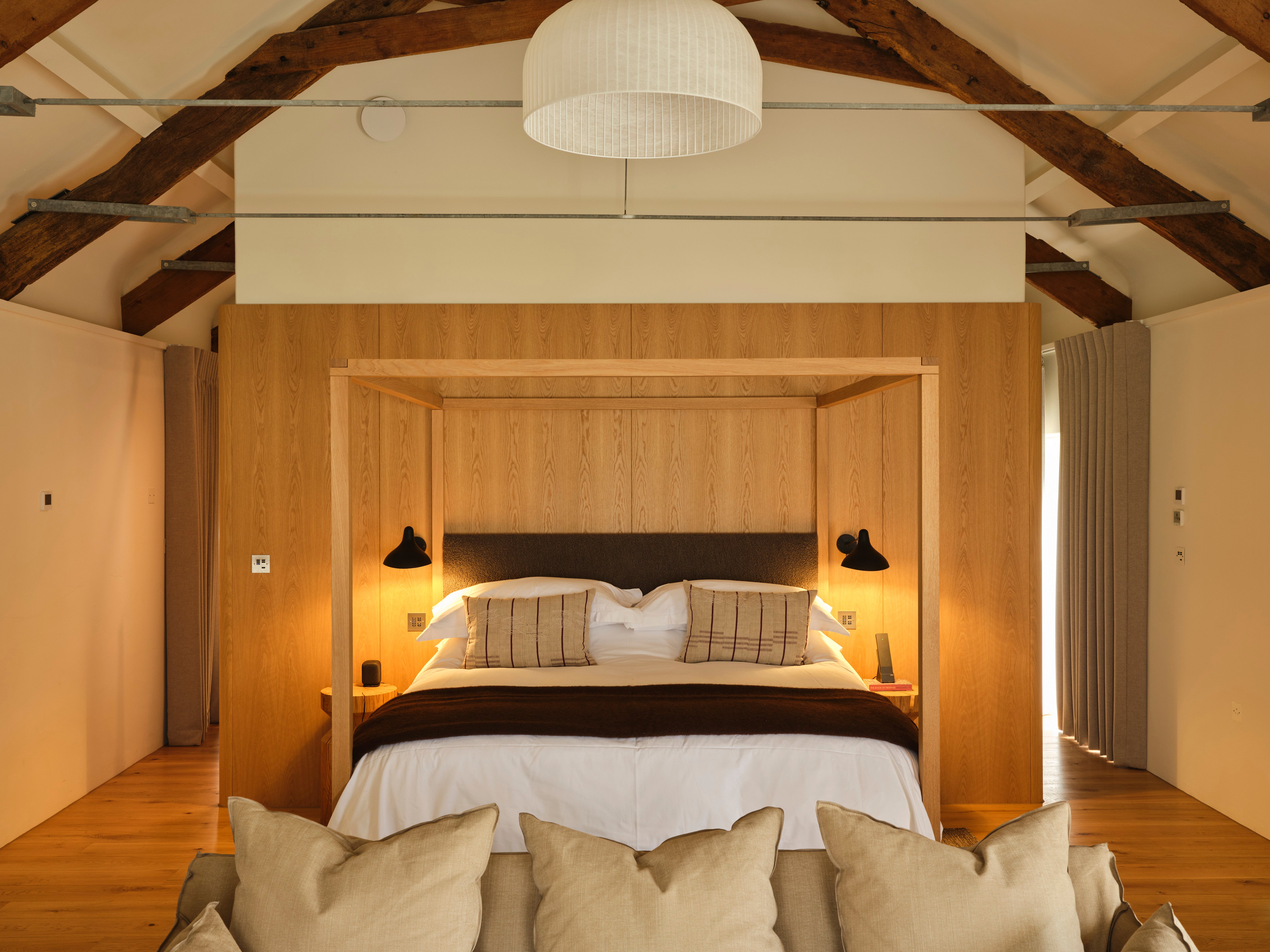 The 10 suites at Fowelscombe Farm are all individually designed