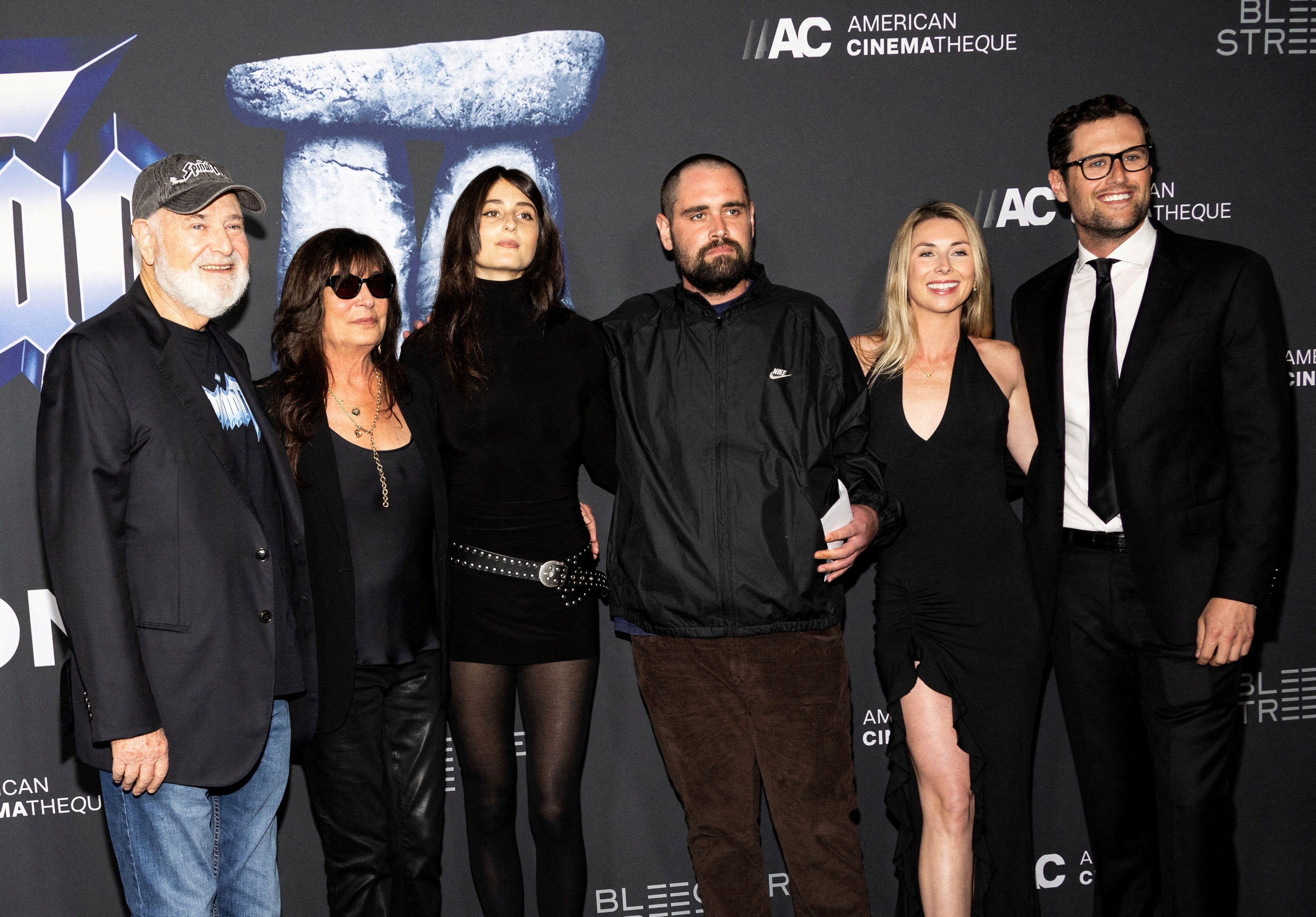 Police arrested Rob and Michele Reiner’s son Nick, third from right, after their bodies were found