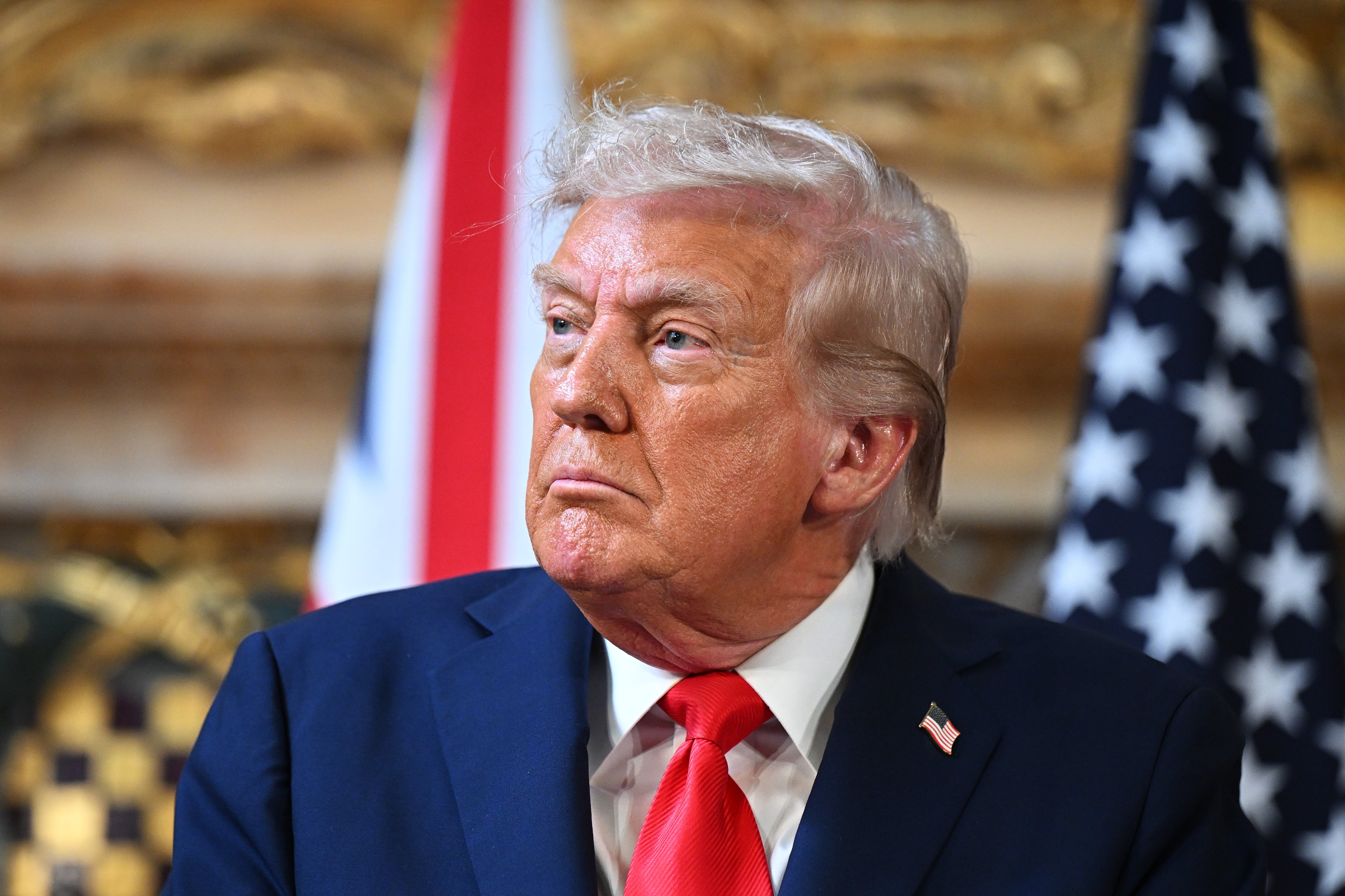 <p>US President Donald Trump is suing the BBC</p>