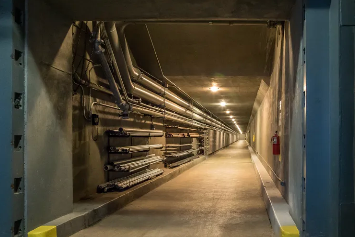 Buried over 700 feet beneath a sprawling and luxurious resort in the hills of West Virginia lies a vast bunker, designed to hold and protect every single member of Congress in the event of a nuclear war