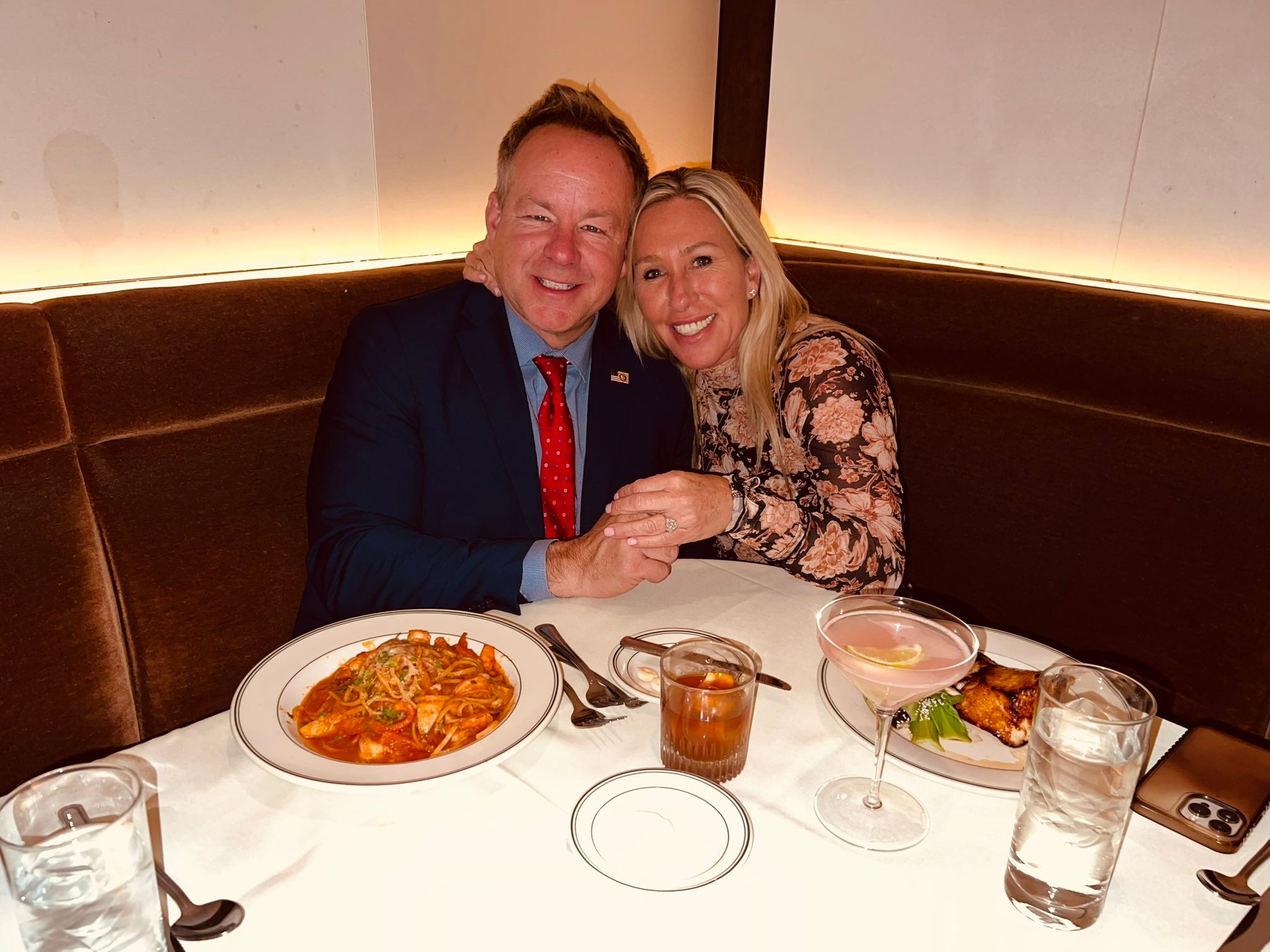 Marjorie Taylor Greene and Brian Glenn announce their engagement on X