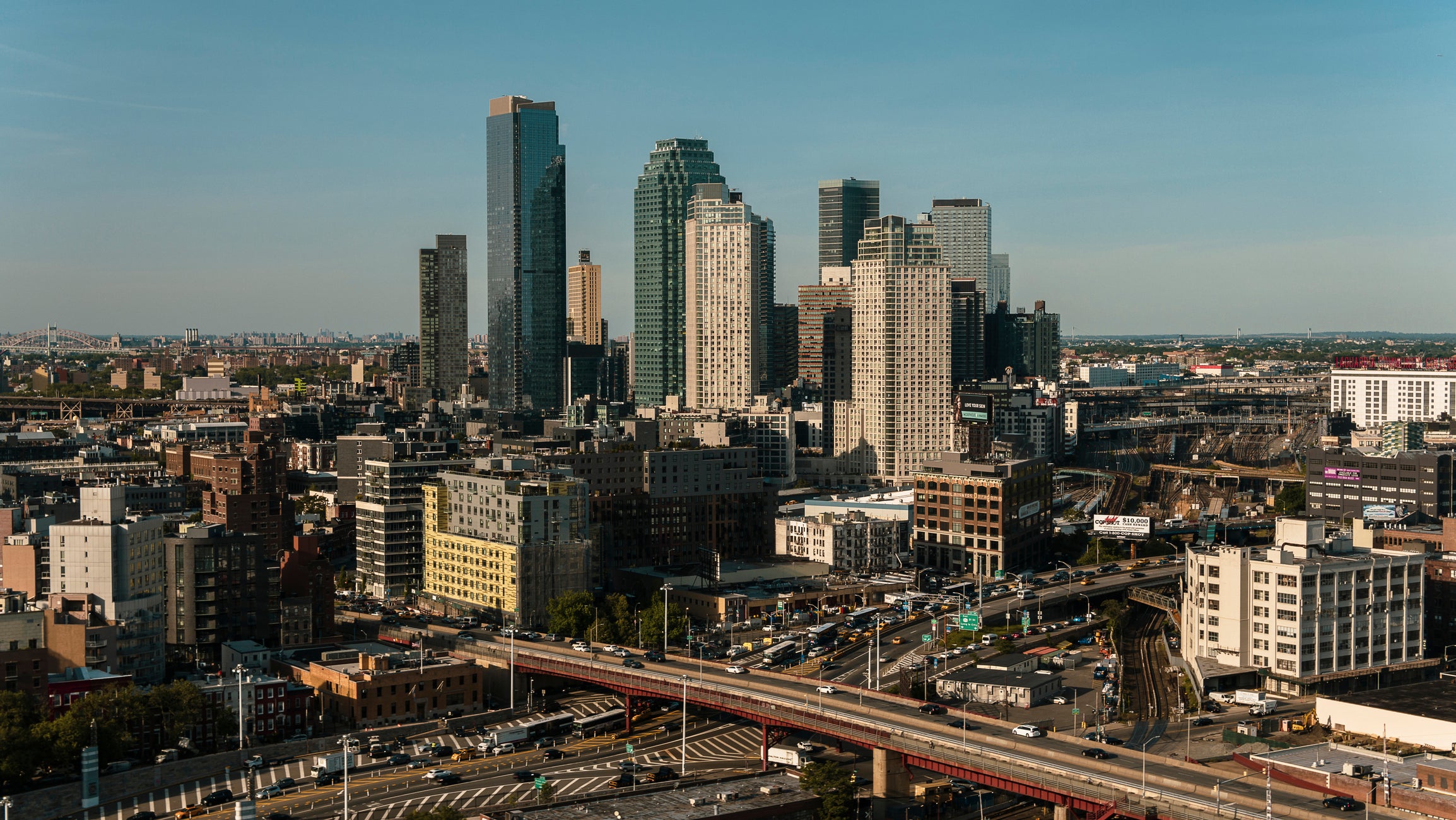 The Box House is near Pulaski Bridge which connects Greenpoint to Long Island City