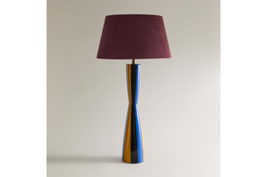 TABLE LAMP WITH STRIPED BASE X COLLAGERIE