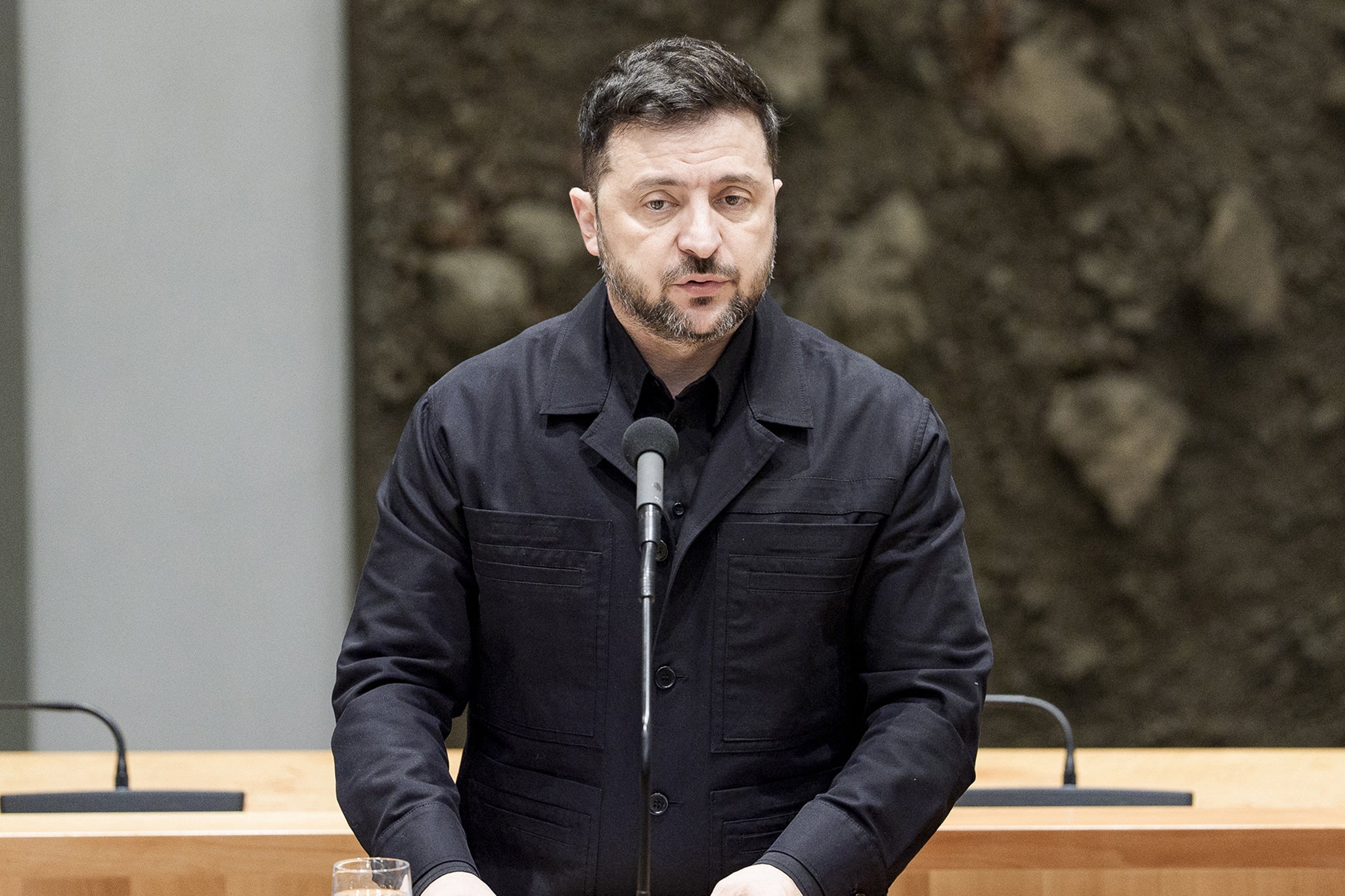 Speaking in the Netherlands on Tuesday, Volodymyr Zelensky insisted that peace must not ‘become a reward for Russia’s aggression’