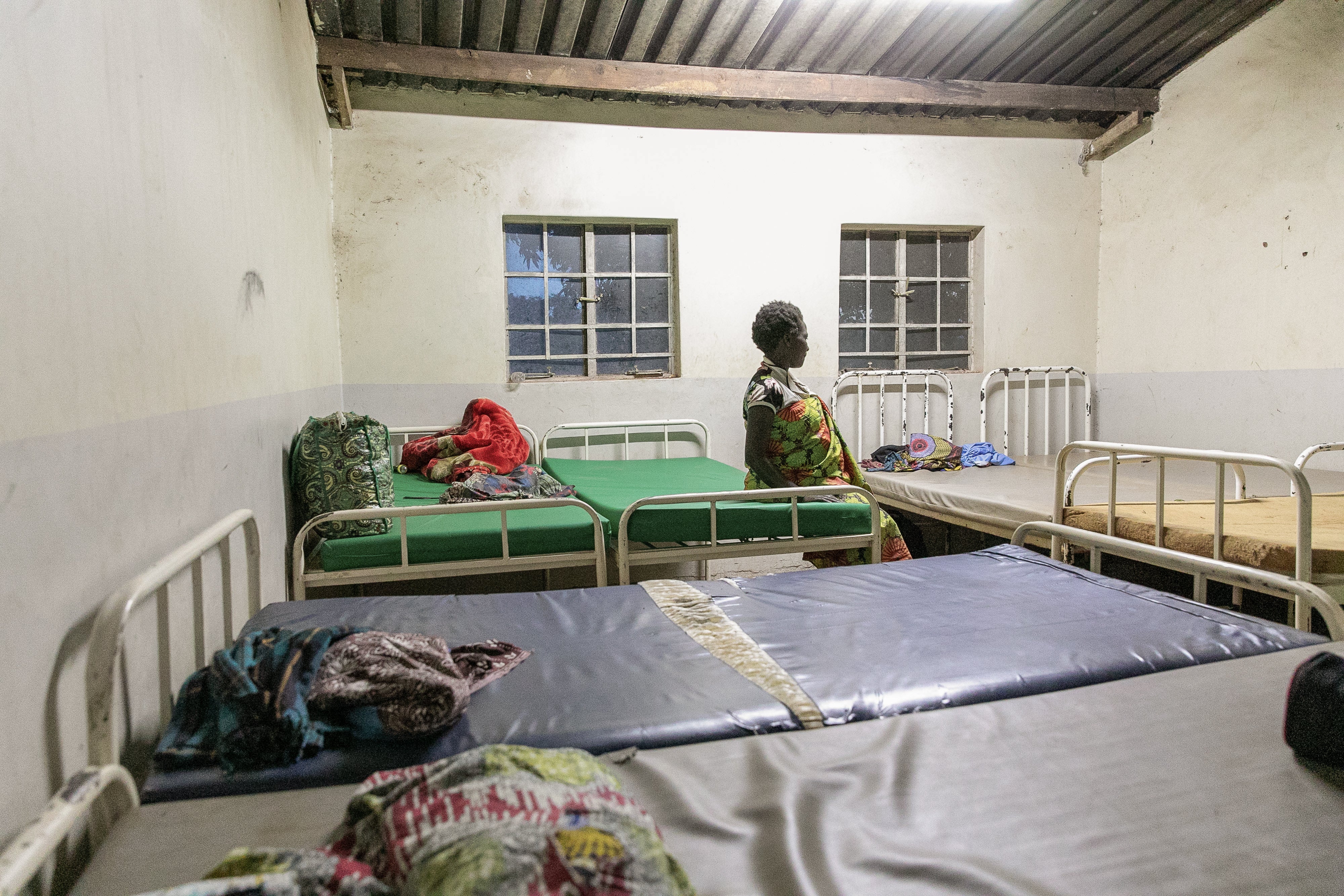 Inside the antenatal ward at Wenya Health Centre, Chitipa district, Malawi