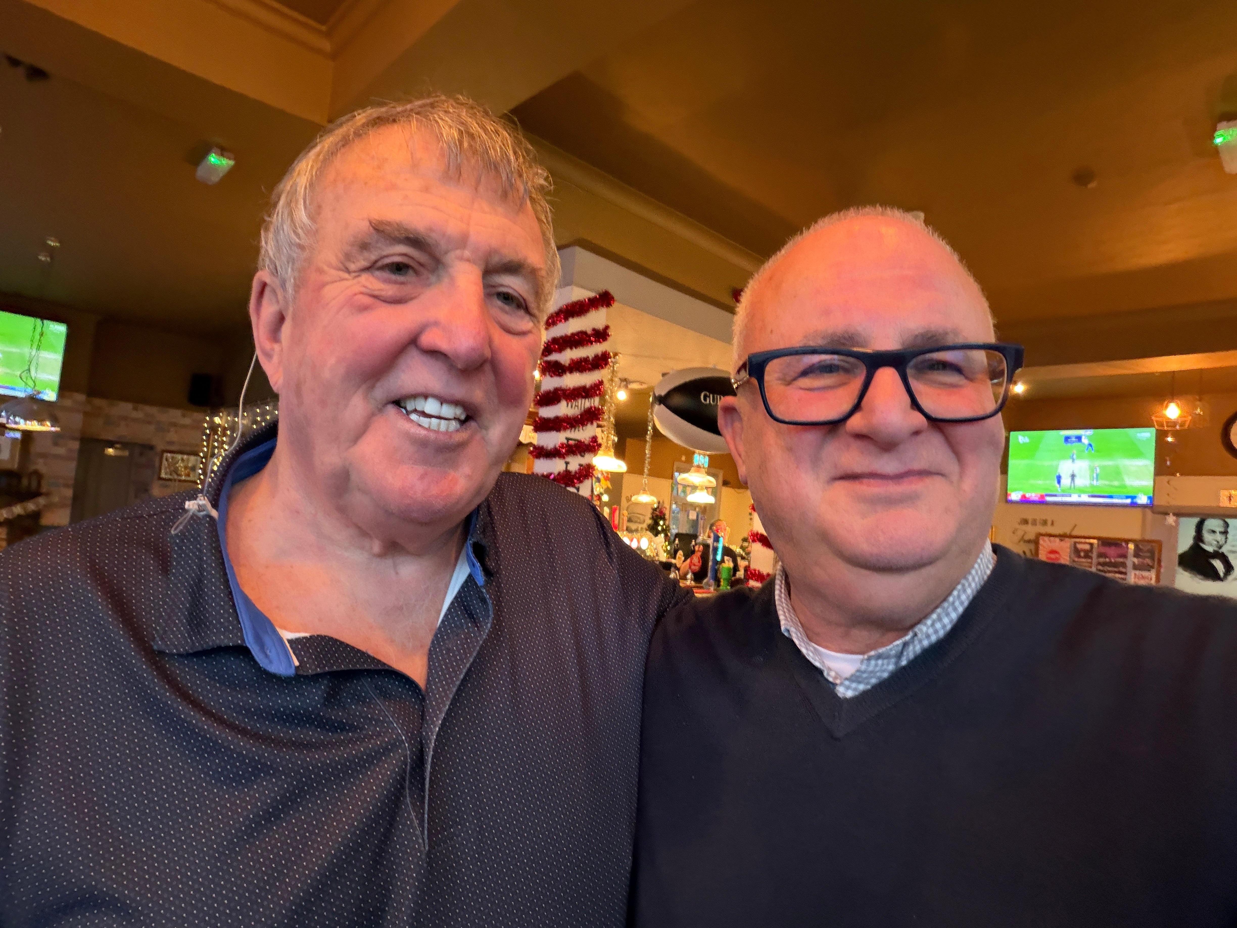 Jonathan Margolis (right) met his school tormentor Johnnie Dickens and was surprised to find a kind and gentle soul who was prepared to apologise for the hurt caused