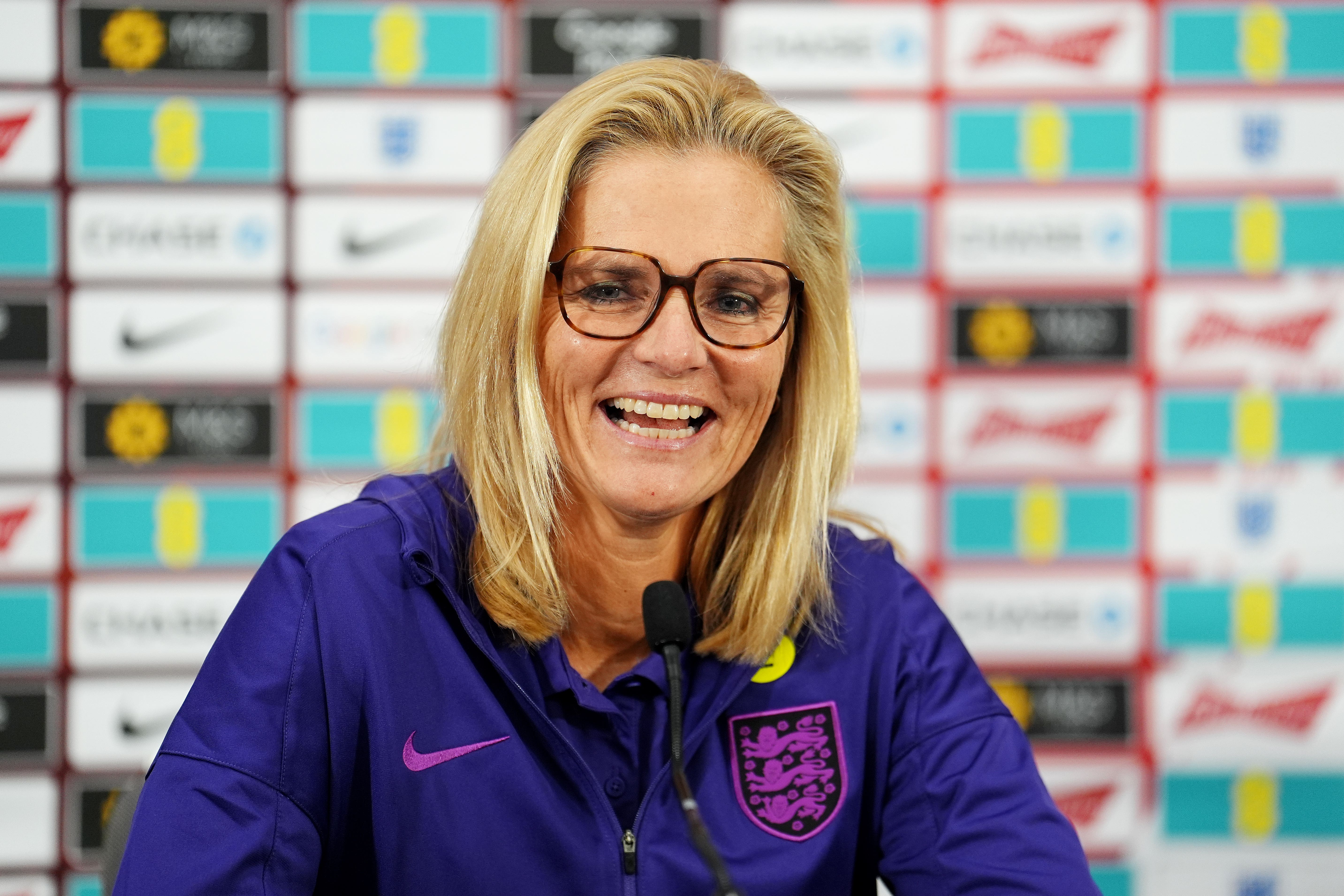 Sarina Wiegman has been named women’s coach of the year (Martin Rickett/PA).