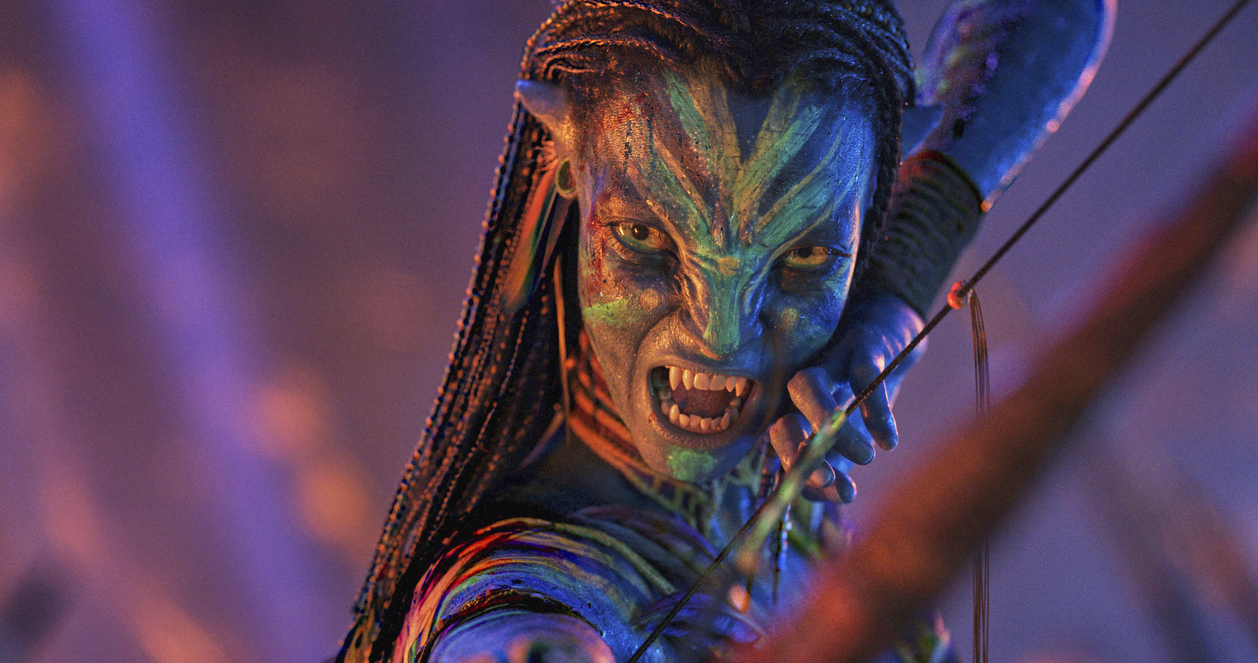 Zoe Saldaña in ‘Avatar: Fire and Ash’