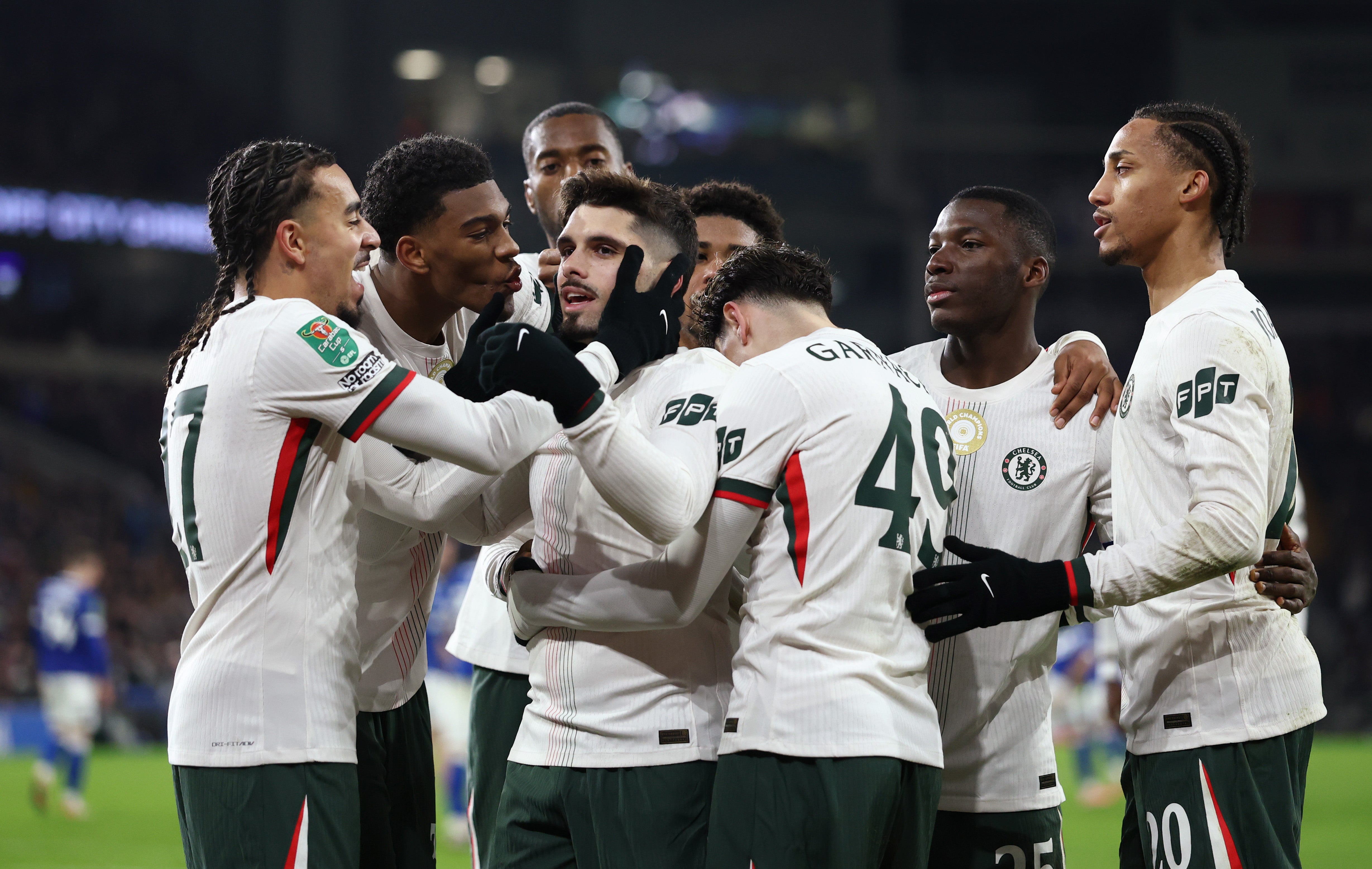 <p>Chelsea are into the Carabao Cup semi-finals</p>
