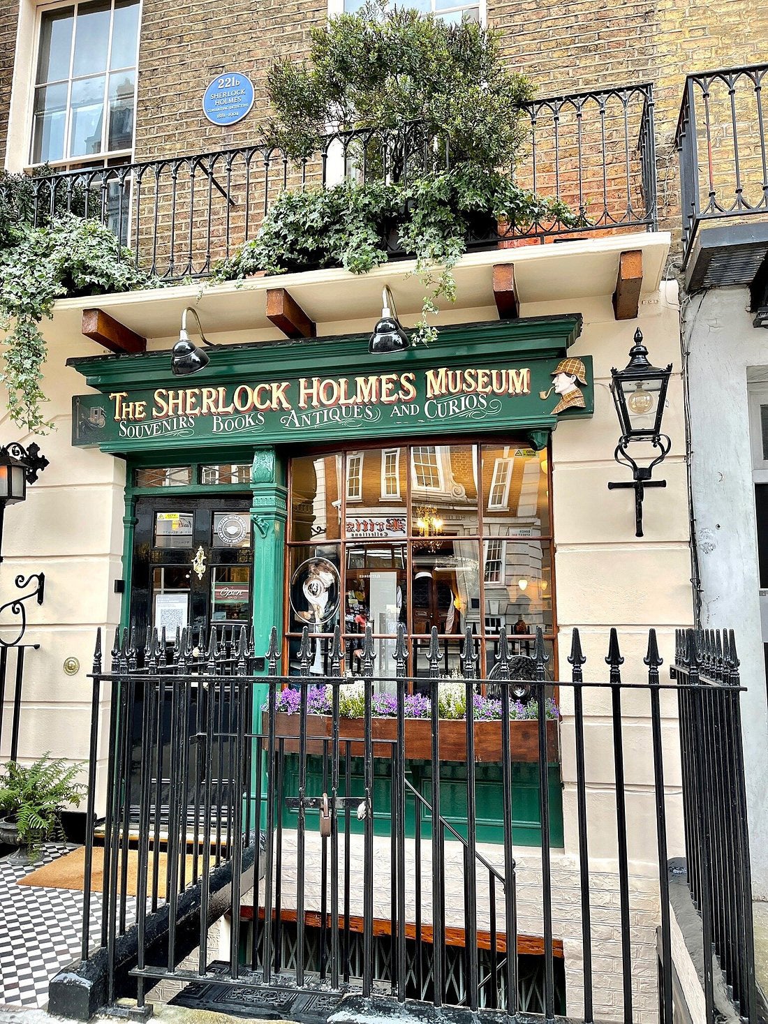 The Sherlock Holmes Museum, near Marylebone Station, London