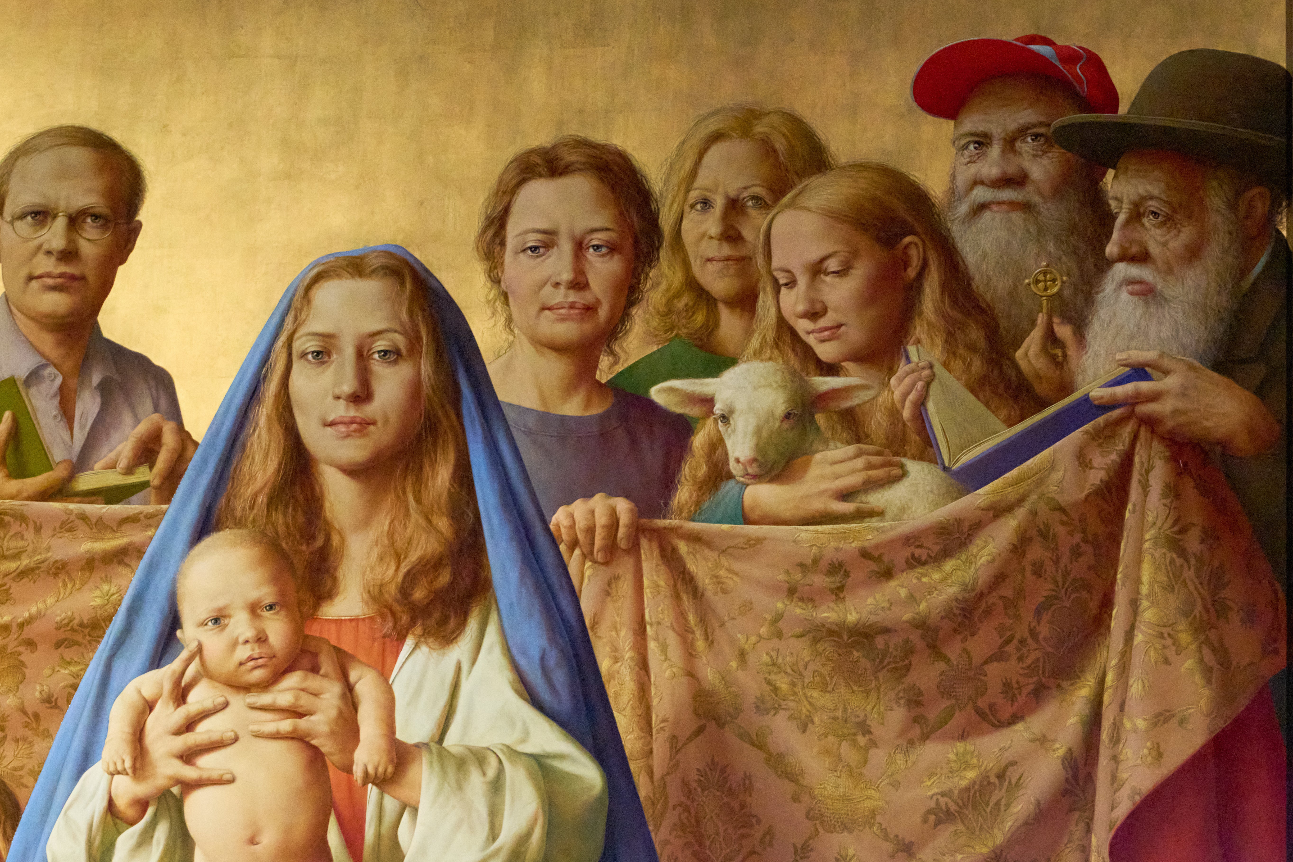 The painting by German artist Michael Triegel and exposed in the chapel of the Teutonic College at the Vatican