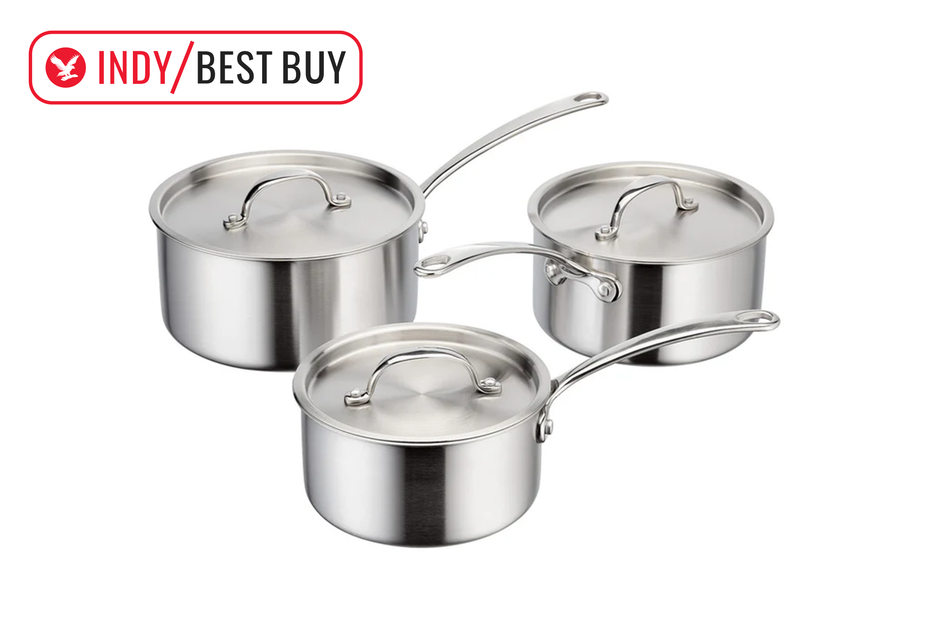 best saucepan set indybest review Stellar eclipse three piece saucepan set