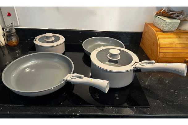 best saucepan sets indybest review Lakeland 14-piece easy store pan set