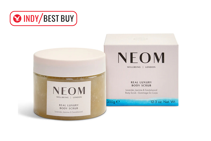 Best body scrub Indybest review Neom real luxury body scrub