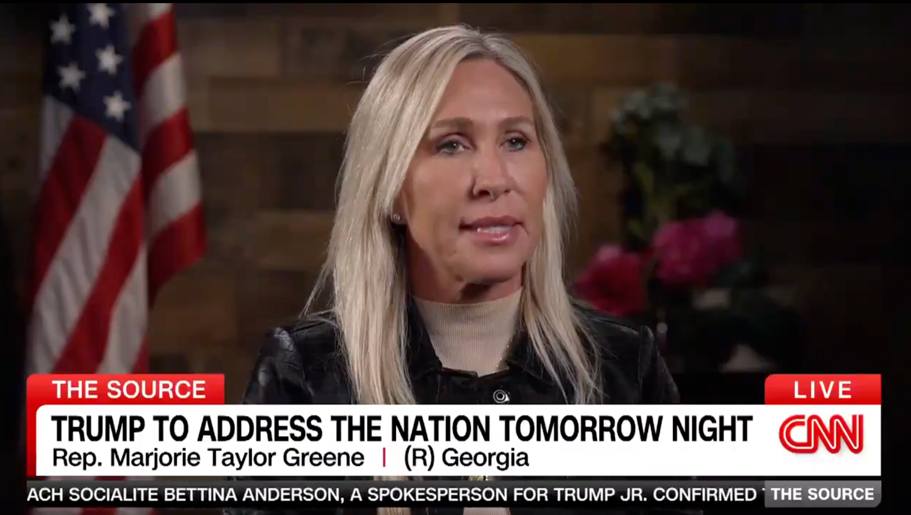 Congresswoman Marjorie Taylor Greene told CNN that MAGA is crumbling and the "dam is breaking" against President Donald Trump.
