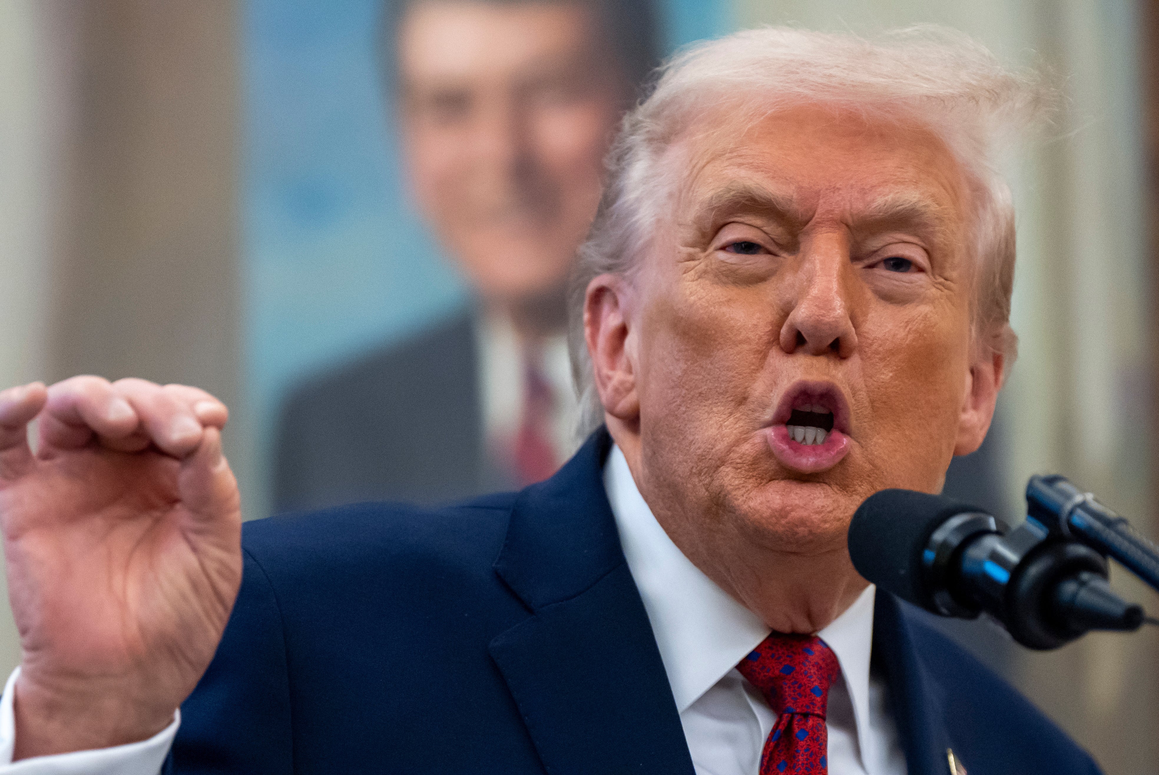 When pressed by reporters Monday about his comments, Trump doubled down. "I think [Reiner] hurt himself in—career-wise. He became like a deranged person—Trump derangement syndrome. So I was not a fan of Rob Reiner at all in any way, shape, or form. I thought he was very bad for our country," the president said.