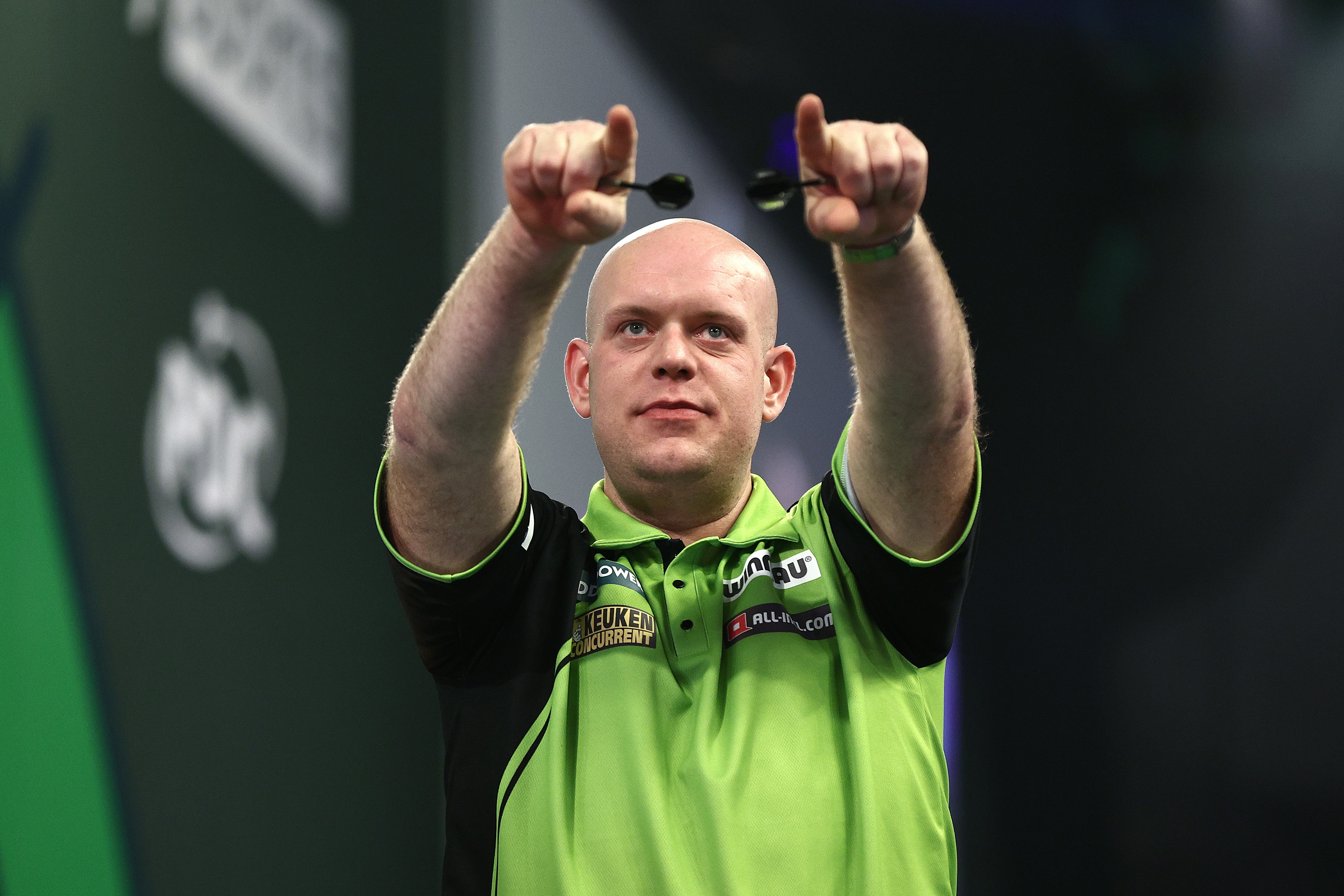 Van Gerwen begins his 2026 World Championship campaign against Mitsuhiko Tatsunami of Japan on Thursday