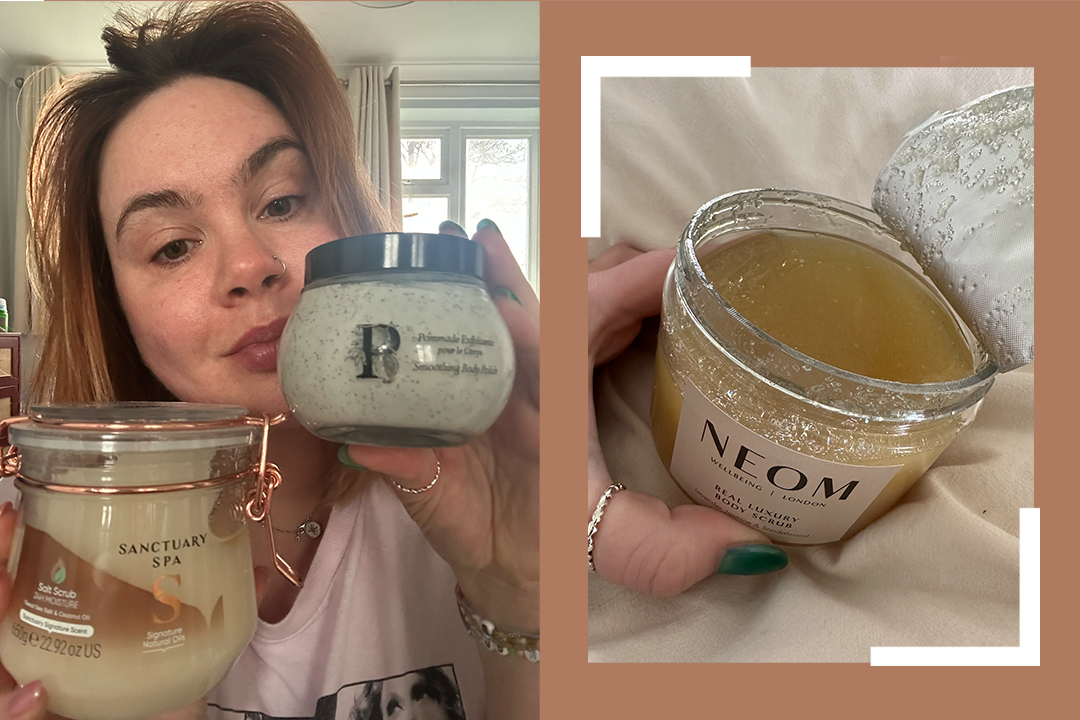 <p>Buff away dead, dry skin with exfoliating ingredients such as sugar, salt or occasionally finely ground pumice </p>