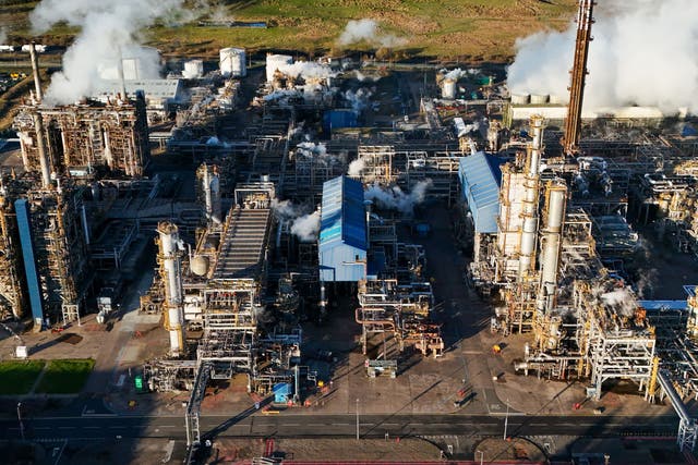 The Mossmorran site is due to close in February (Jane Barlow/PA)