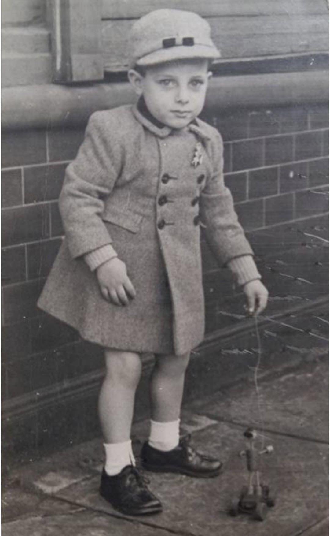 John Moore as a child