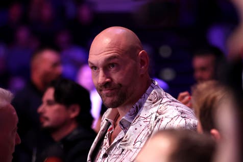<p>Tyson Fury has sent a tribute to Sina Ghami, and Latif “Latz” Ayodele after the pair died in a fatal crash in Nigeria on Monday</p>