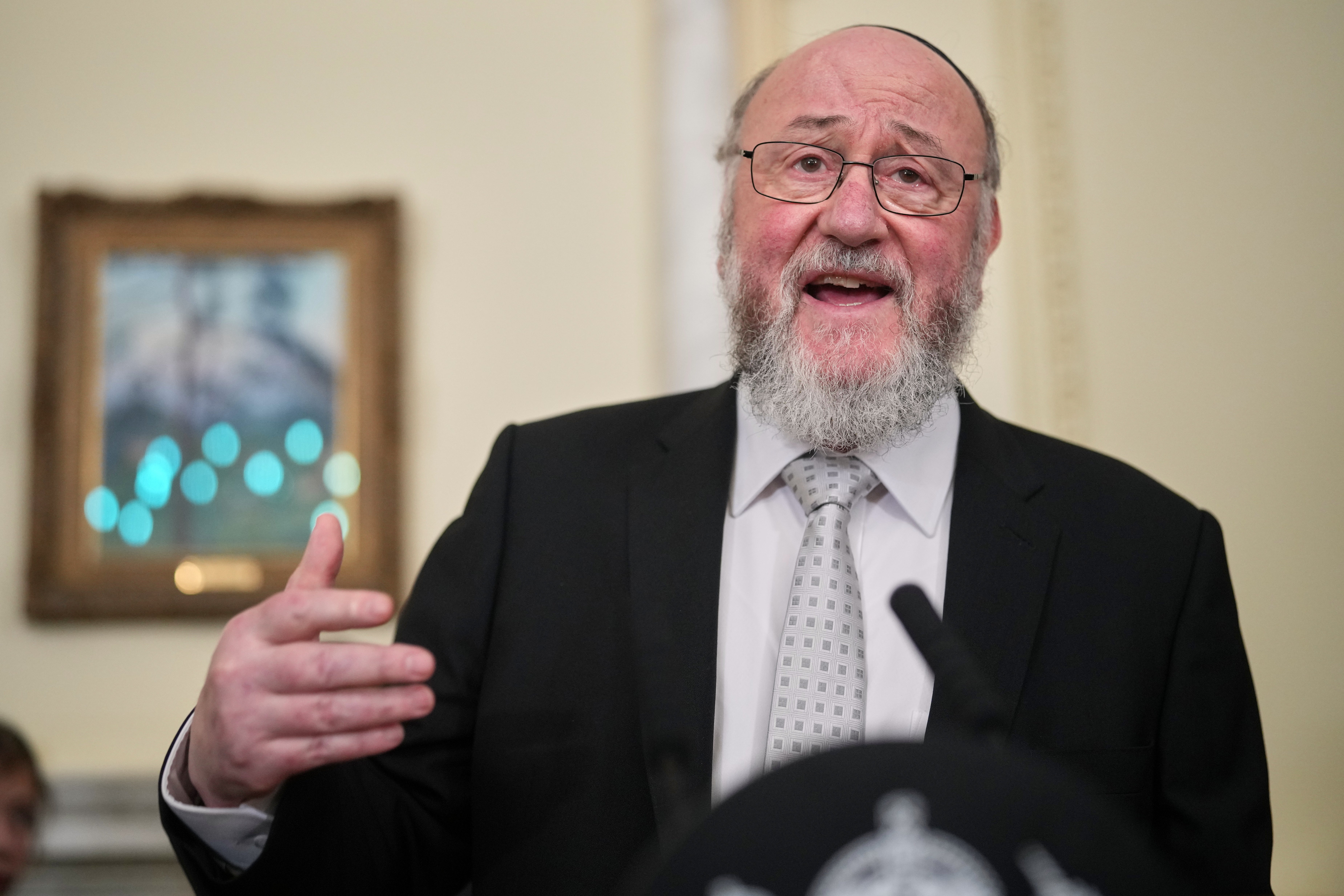 Chief Rabbi Sir Ephraim Mirvis has called for a crackdown on hate speech