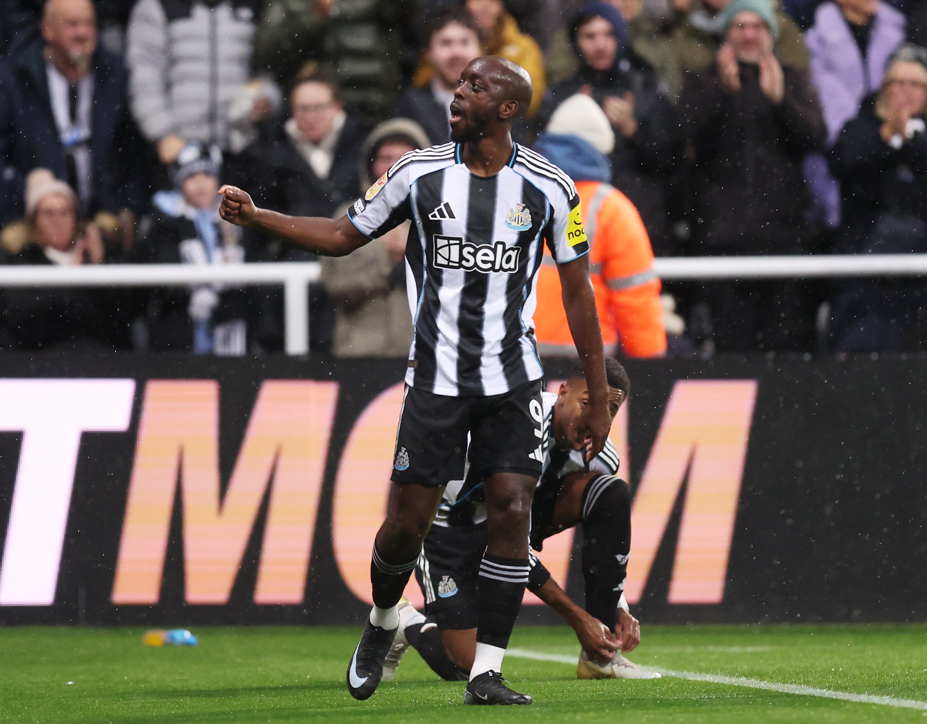 Yoane Wissa scored his first goal for Newcastle
