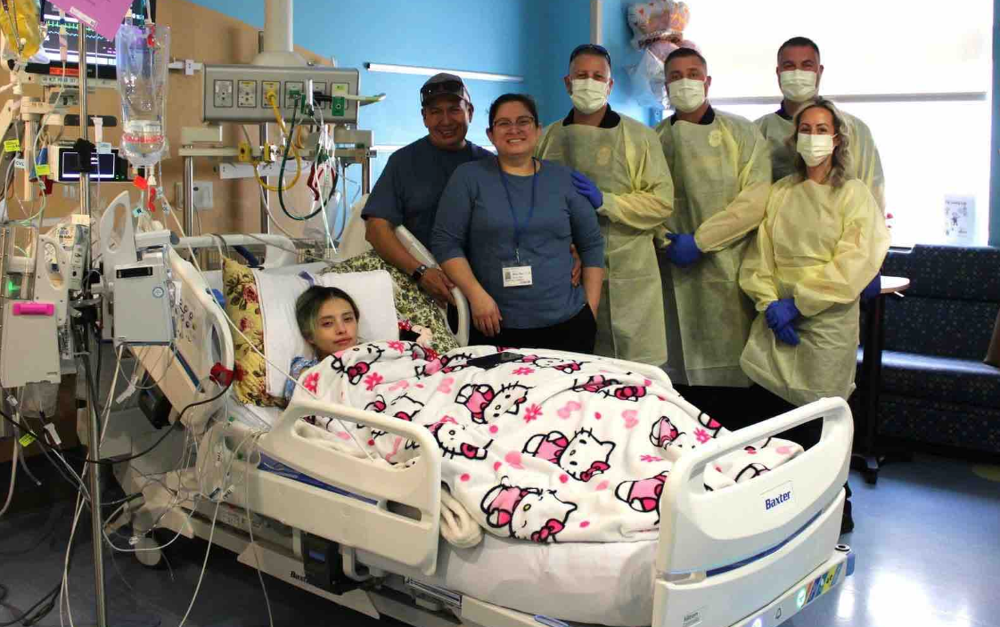 <p>A teenager in Florida has undergone a mammoth 17-hour surgery to amputate her leg, after it grew so fast she needed to use a wheelchair</p>