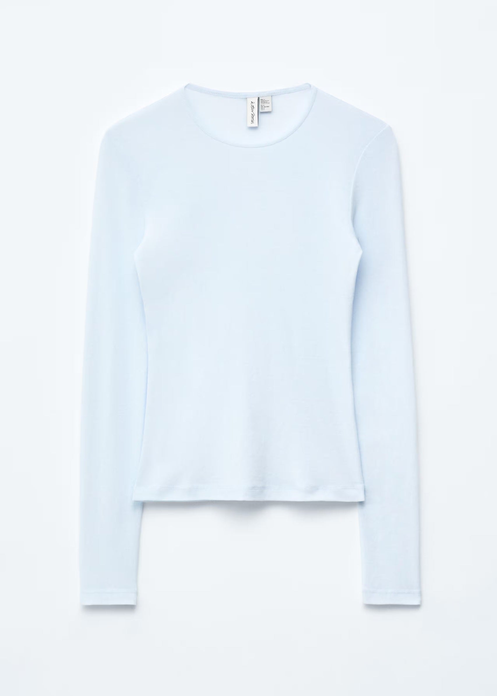 Light blue transparent top