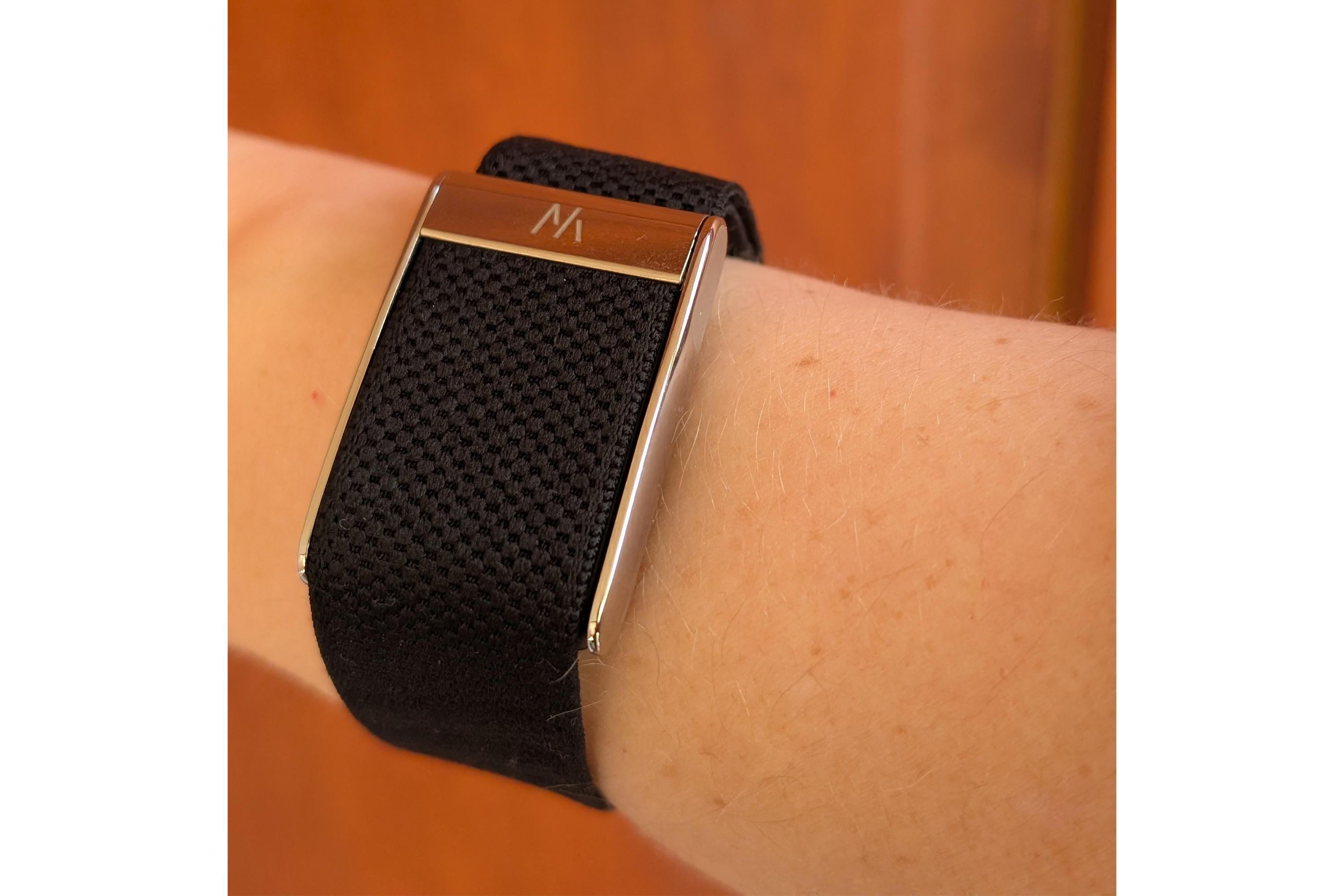 The Whoop strap feels weightless on the wrist