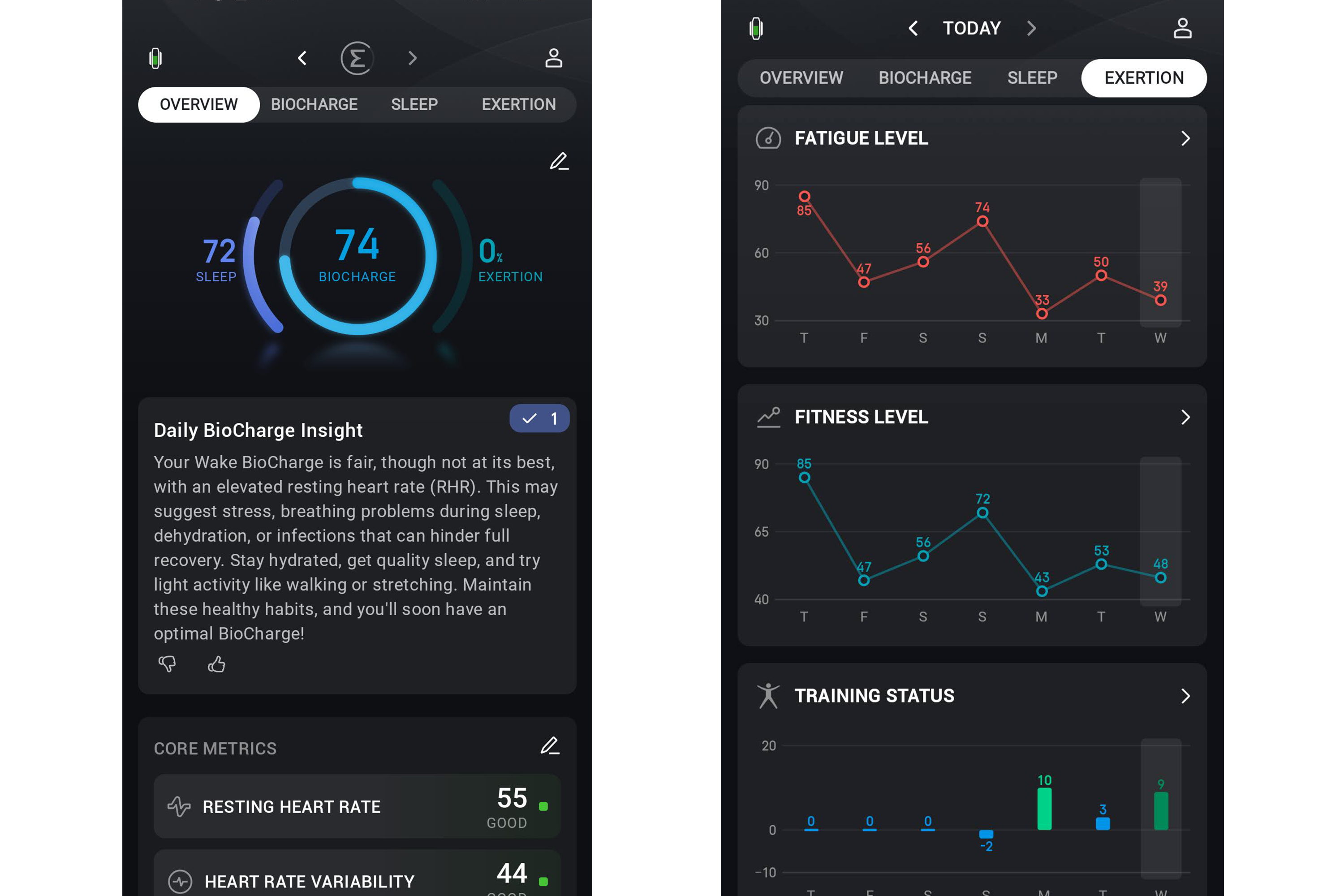 I found the insight round-ups from Amazfit somewhat confusing