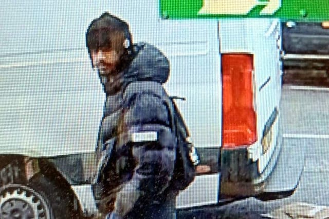 <p>Police earlier issued this CCTV image in their hunt for Abdel Dedour</p>