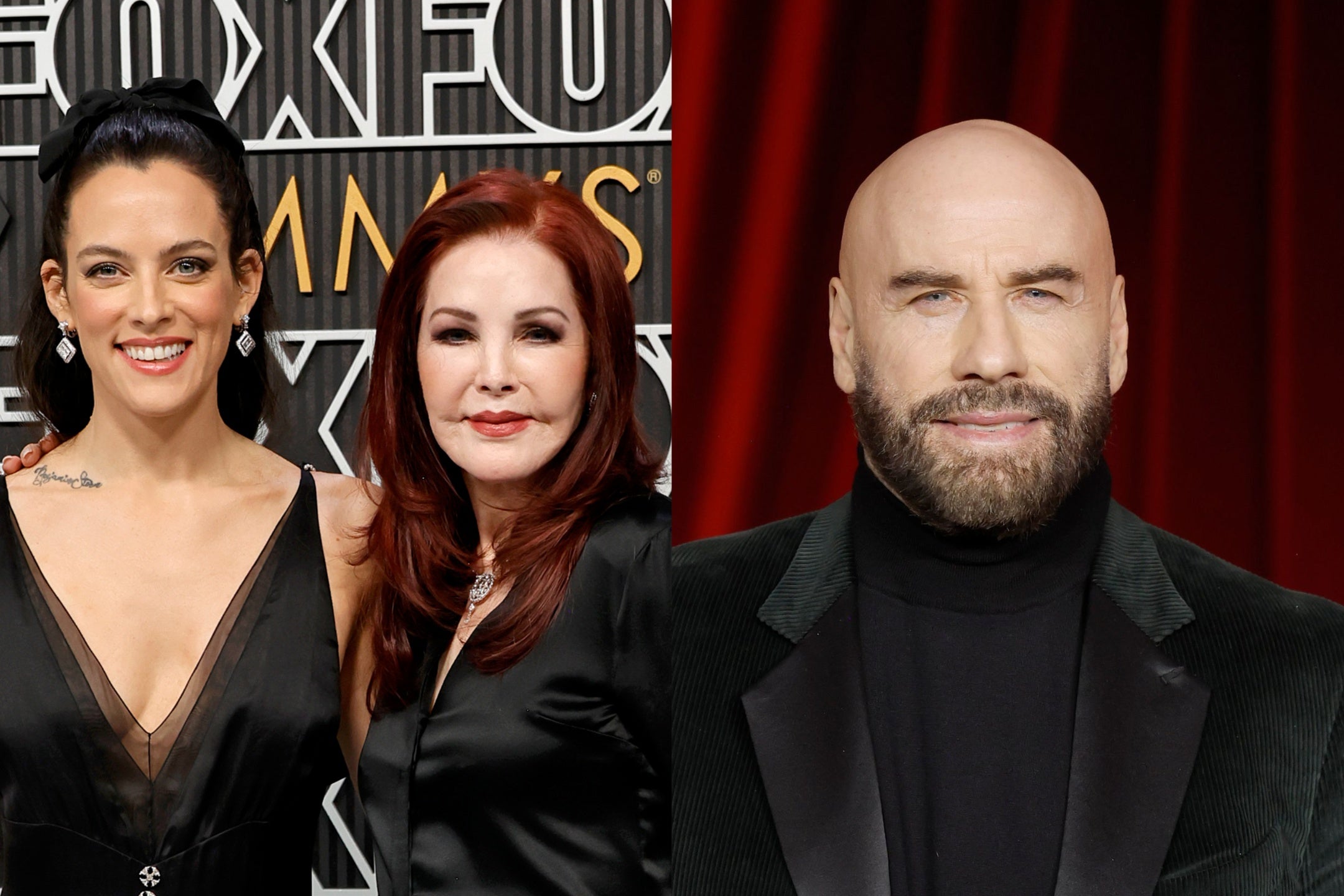 <p>Priscilla Presley has slammed a new lawsuit against her that claims Riley Keough is the biological mother of John Travolta's son</p>